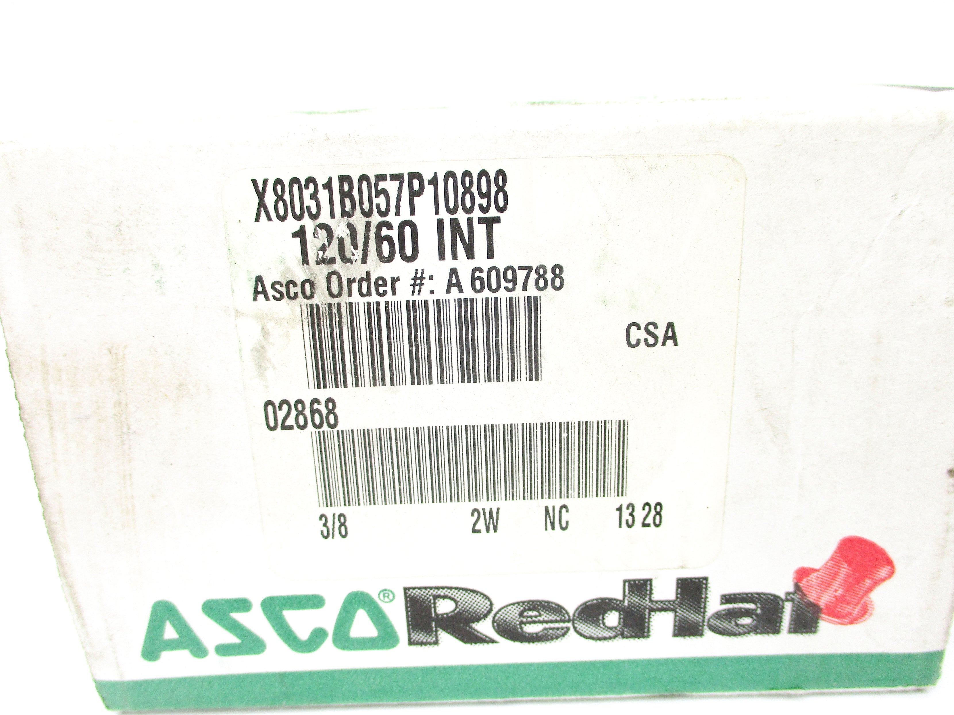 ASCO X8031B057P10898 120V 15PSI 3/8" NSMP