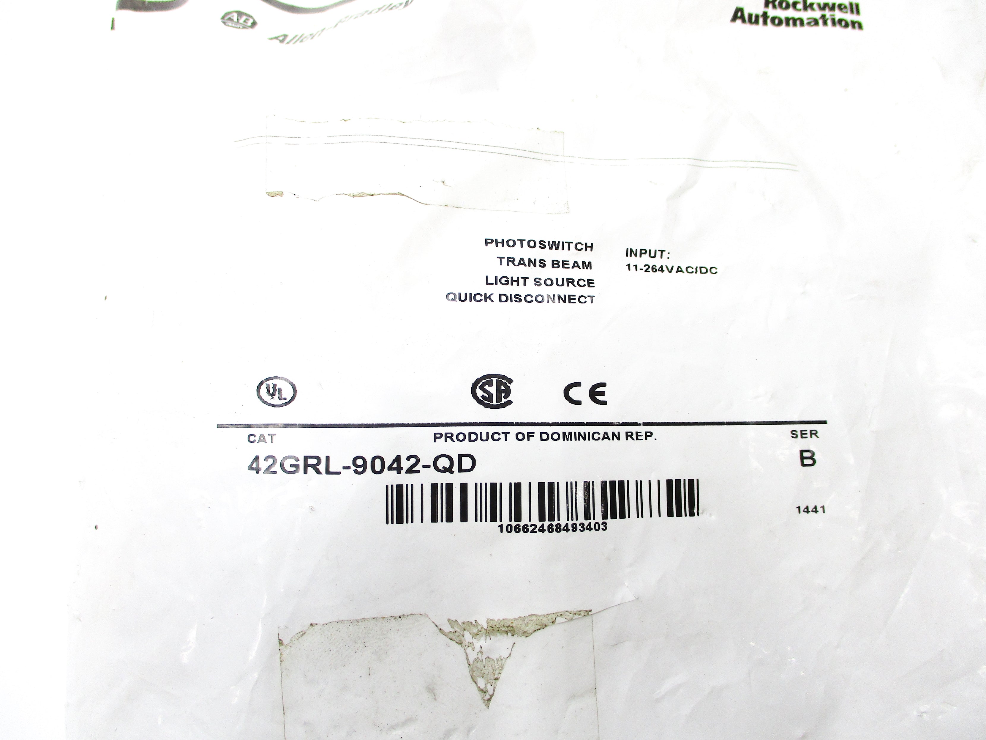 ALLEN BRADLEY 42GRL-9042-QD SER. B NSMP