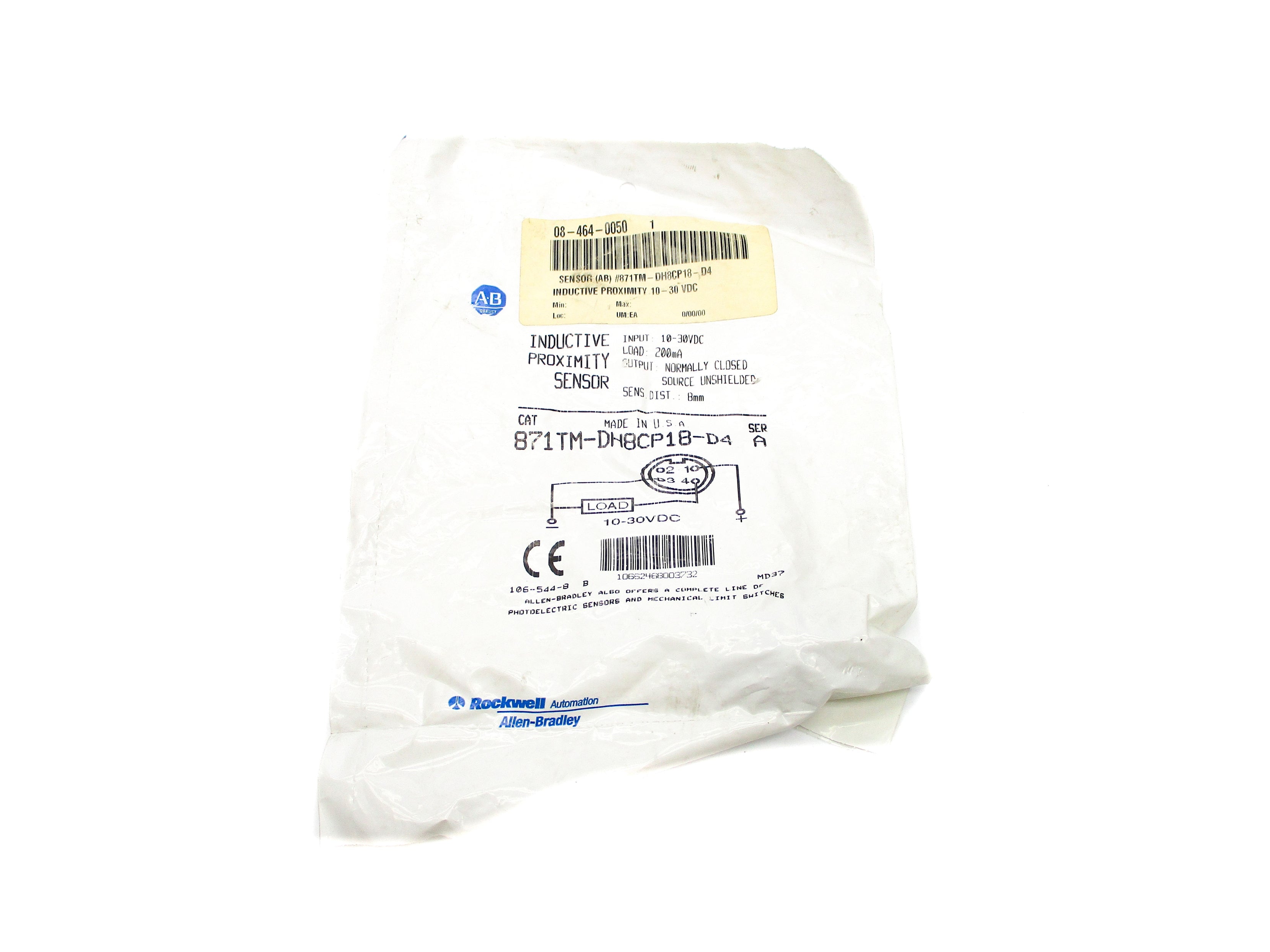 ALLEN BRADLEY 871TM-DH8CP18-D4 SER. A NSMP