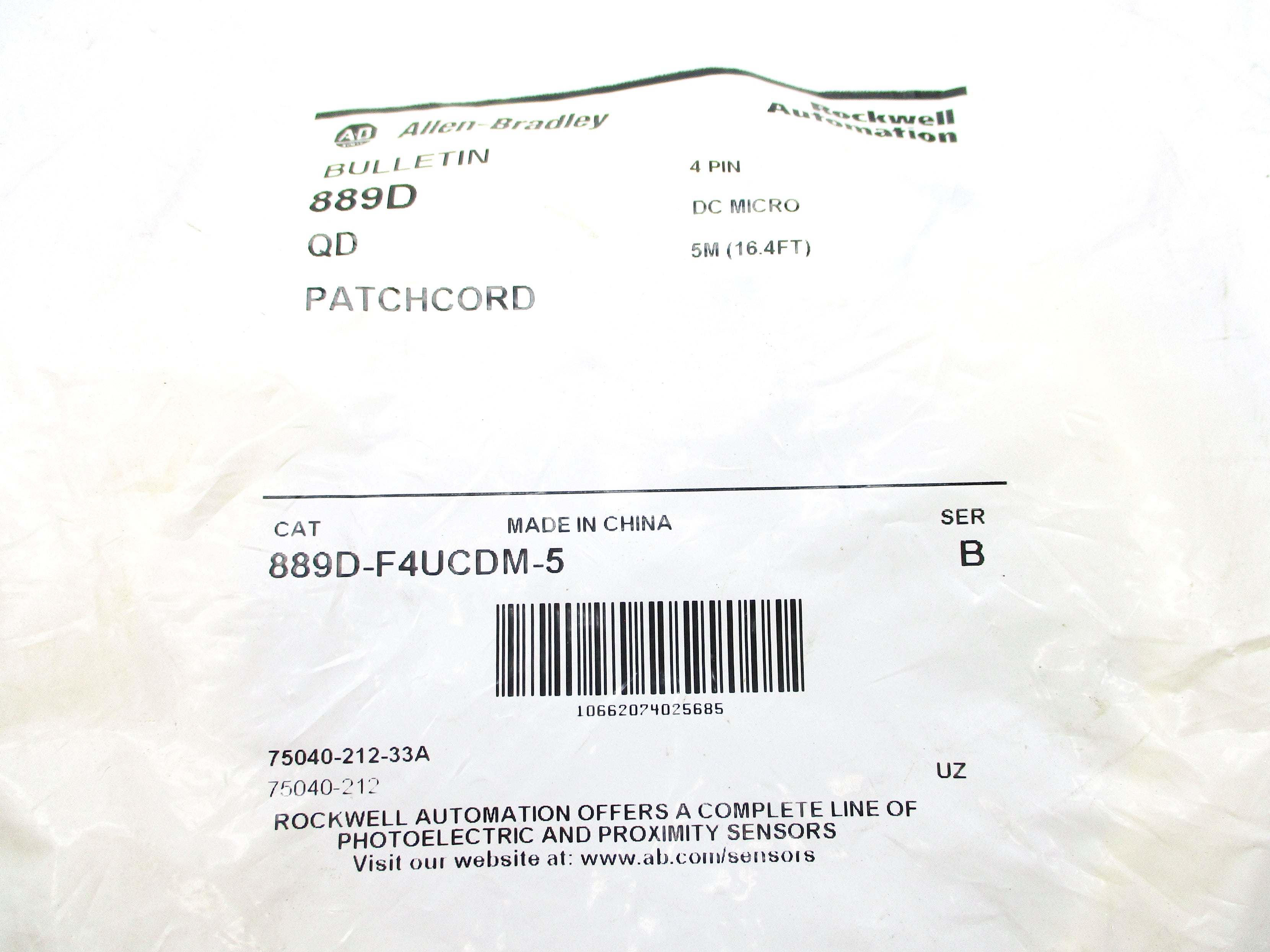 INDUSTRIAL SPARE PART 889D-F4UCDM-5 SER. B NSMP