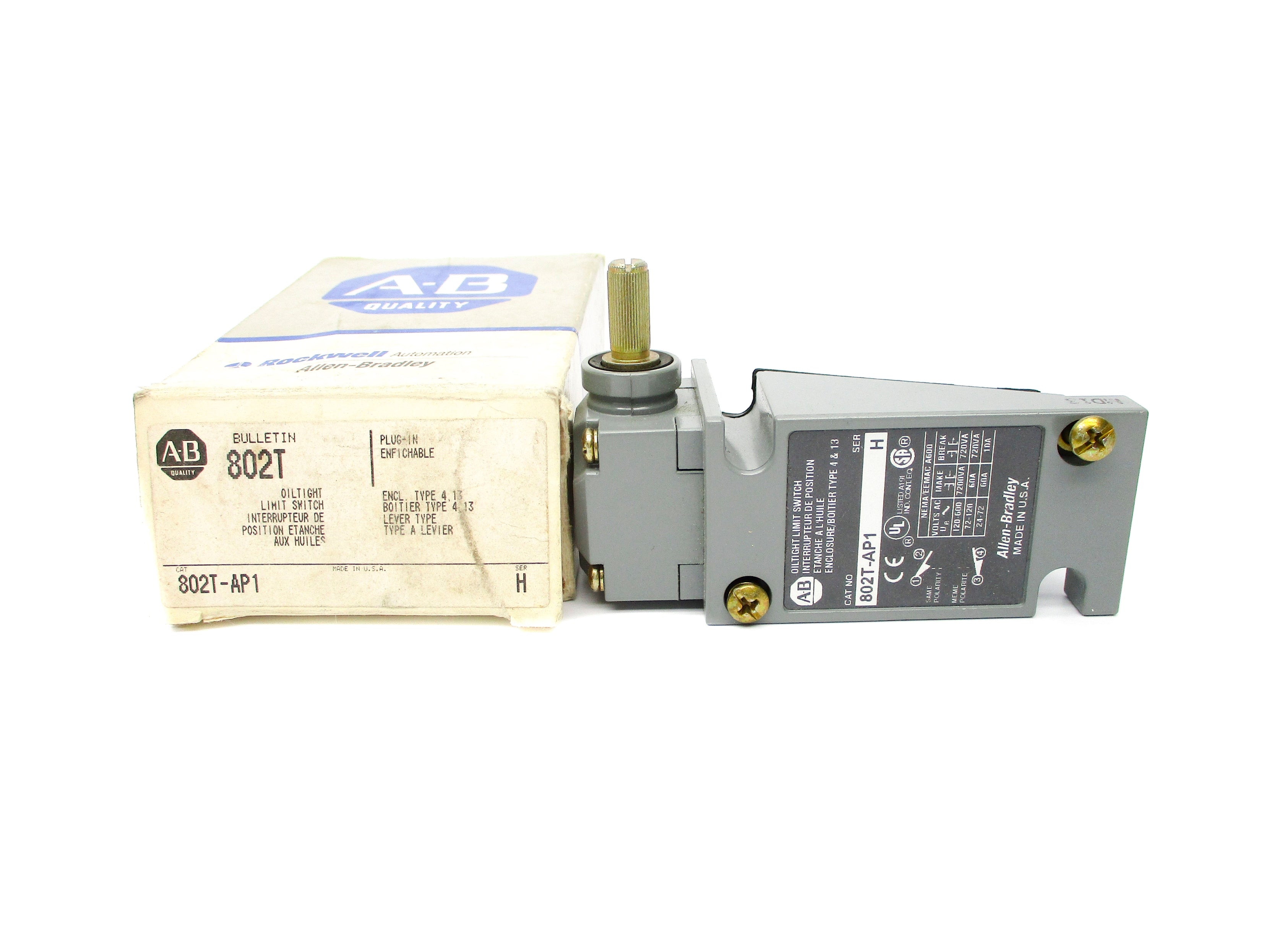 ALLEN BRADLEY 802T-AP1 SER. H (GY/BL) NSMP