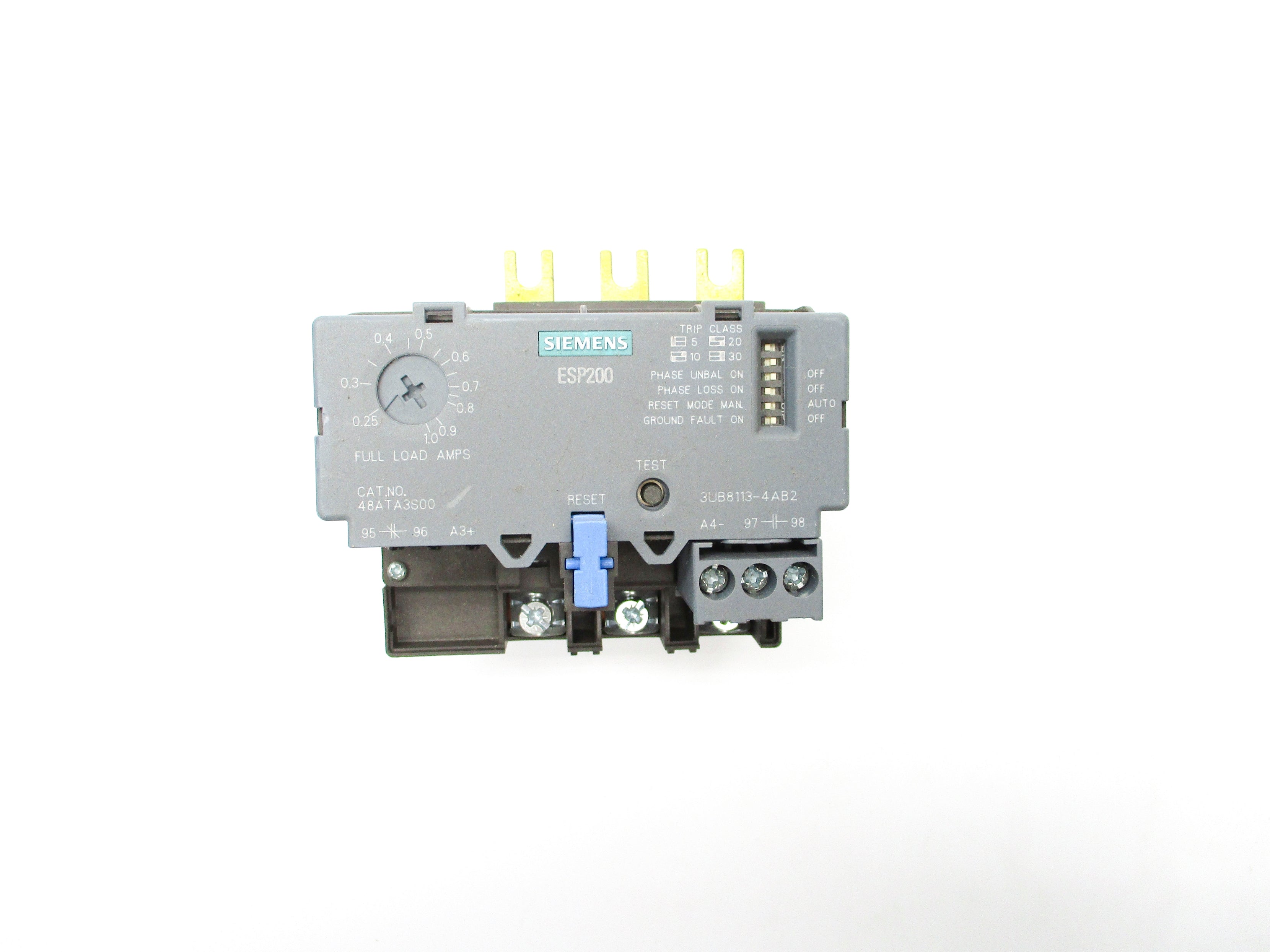 SIEMENS 48ATA3S00 3UB8113-4AB2 0.25-1.0A NSNP