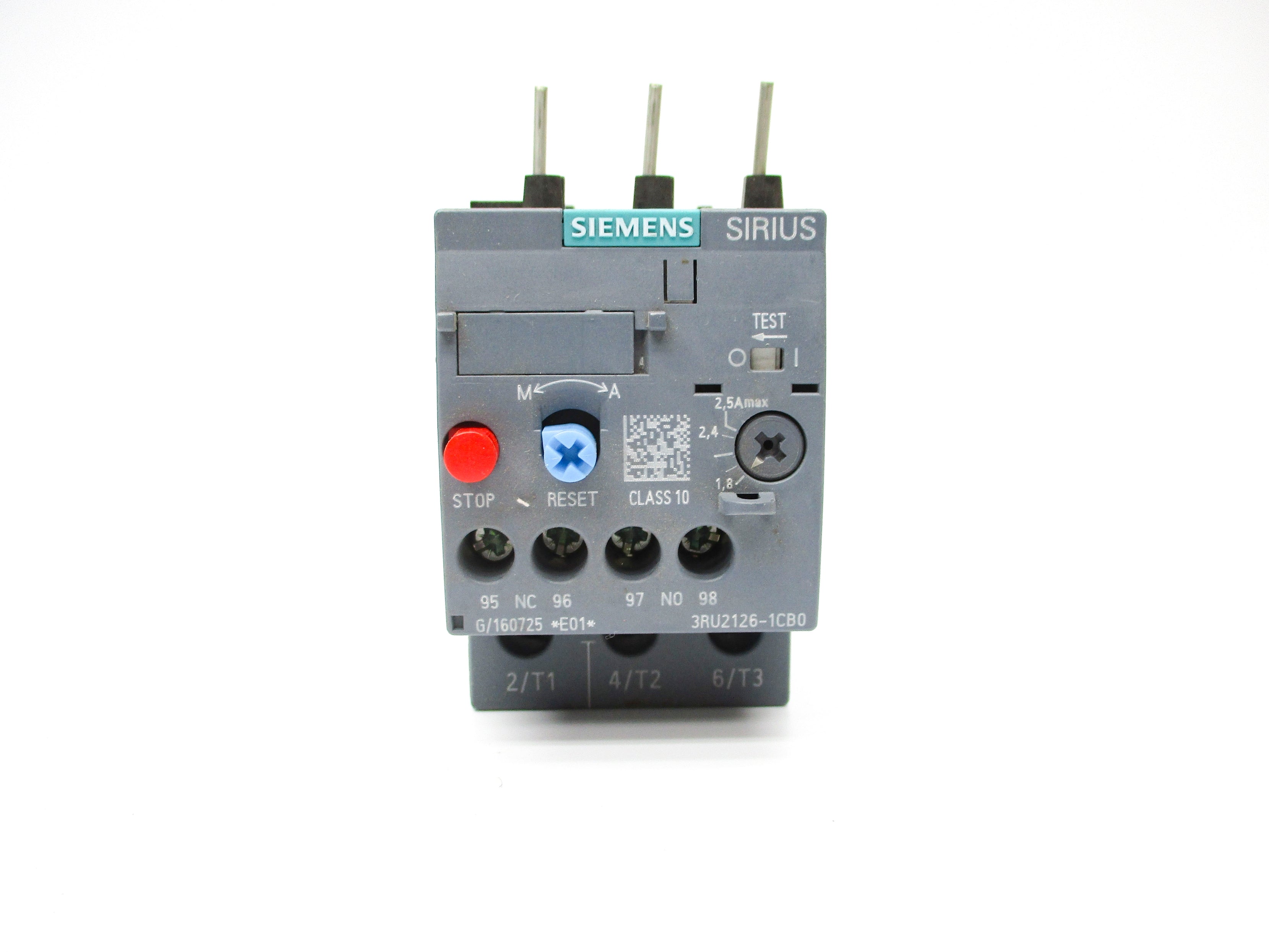SIEMENS 3RU2126-1CB0 1.8-2.5A NSNP