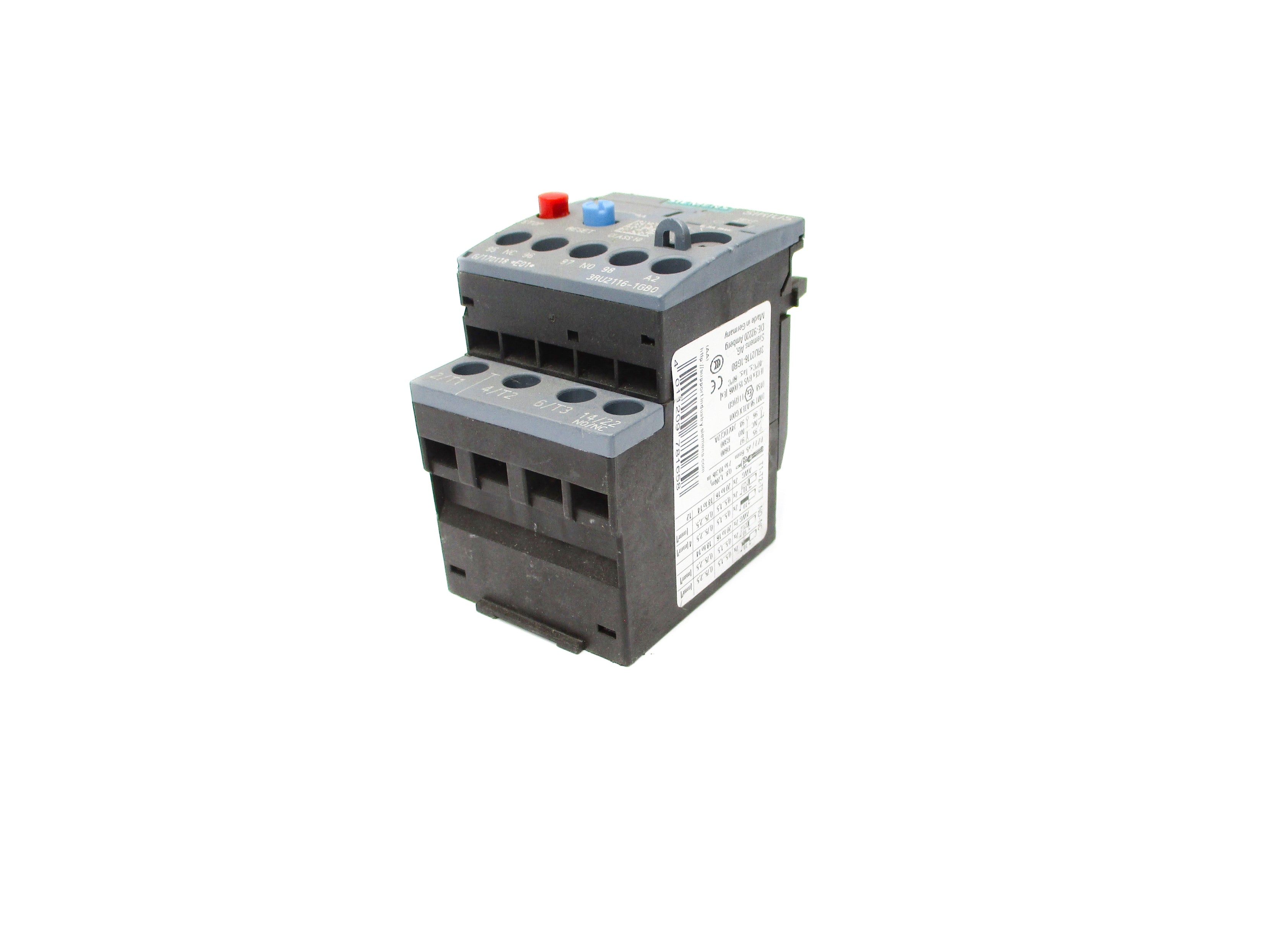 SIEMENS 3RU2116-1GB0 4.5-6.3A NSNP