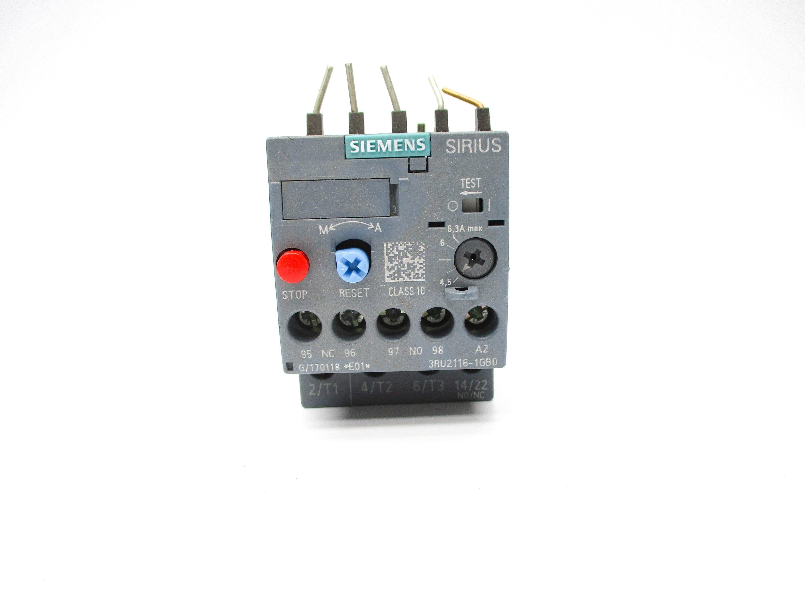SIEMENS 3RU2116-1GB0 4.5-6.3A NSNP