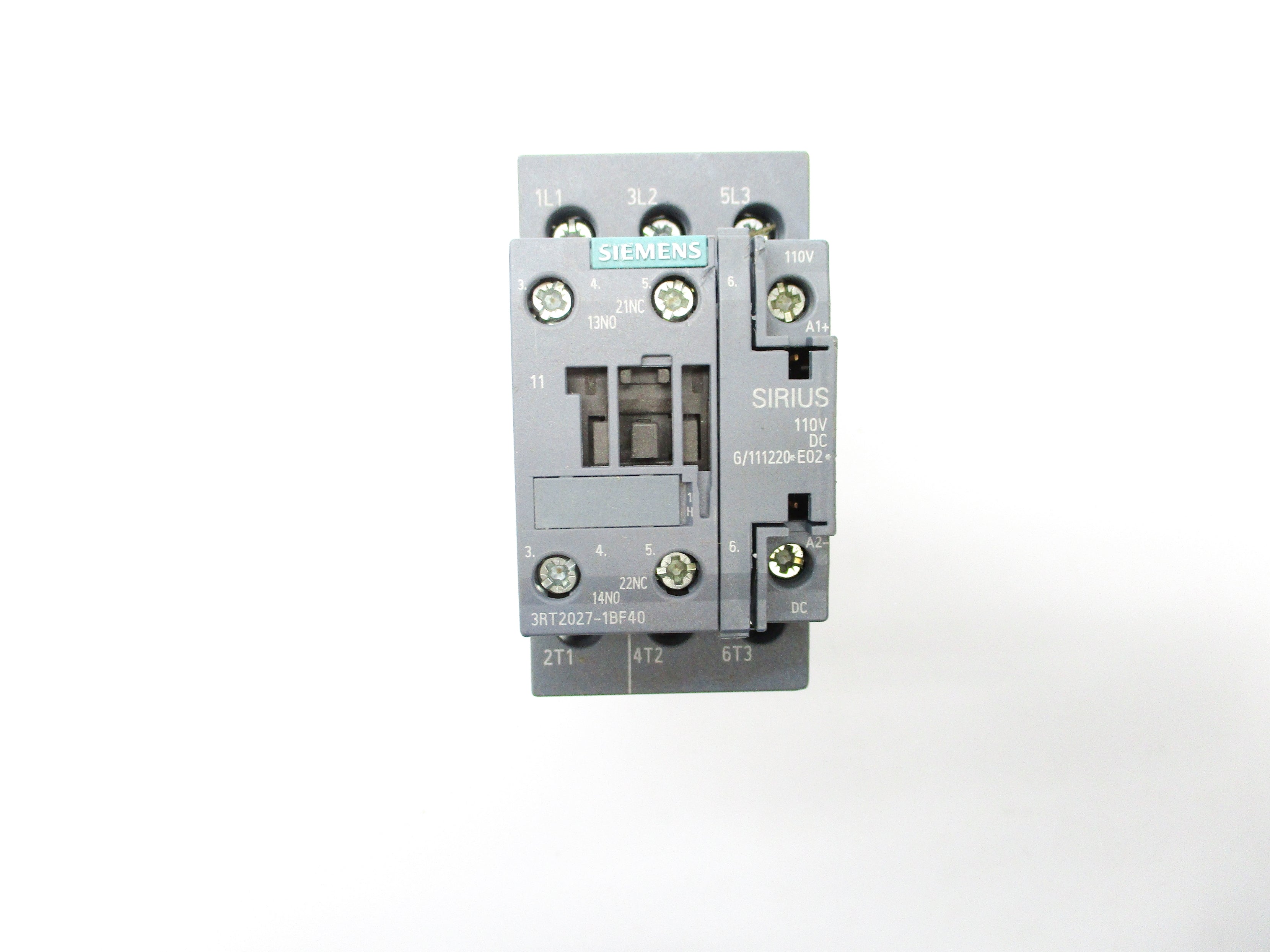 SIEMENS 3RT2027-1BF40 110VDC NSNP