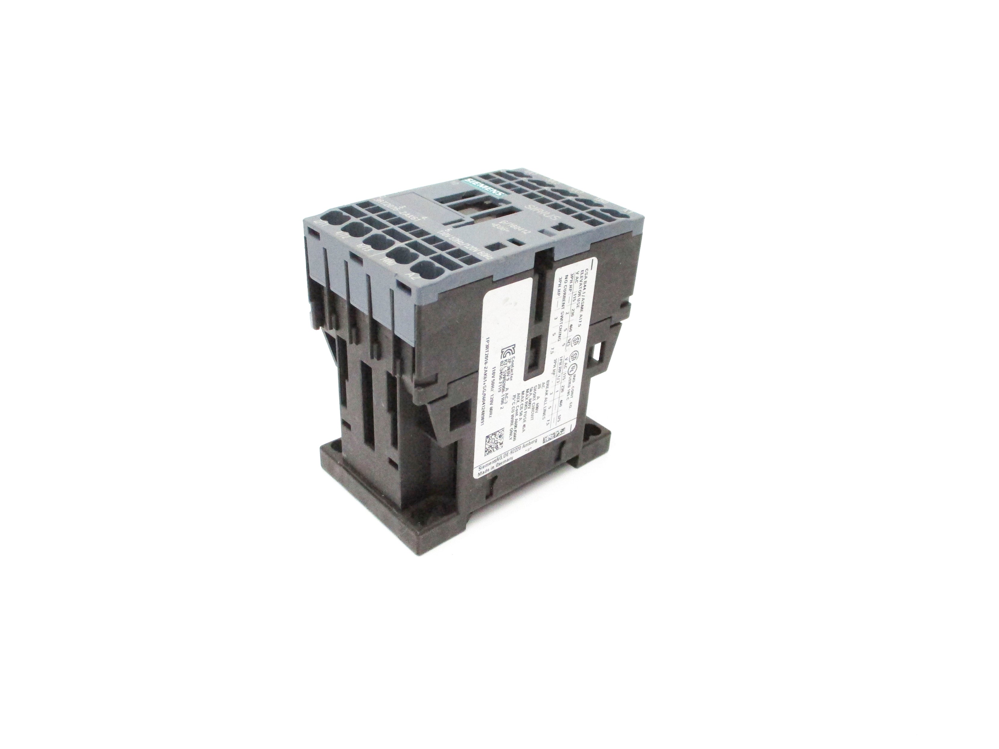SIEMENS 3RT2016-2AK61 110/120V NSNP