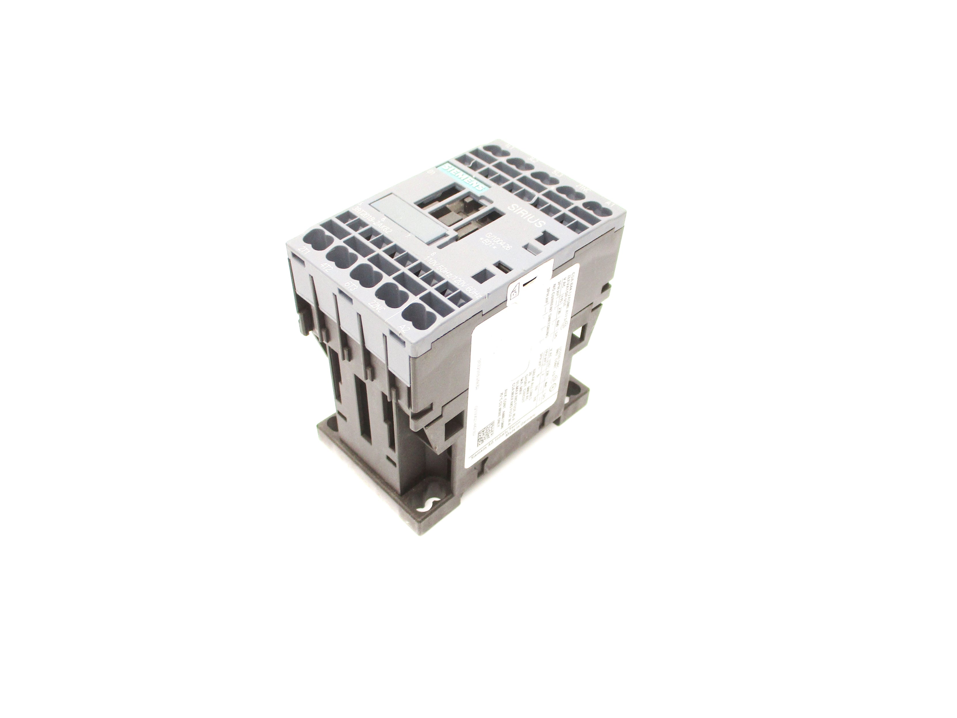 SIEMENS 3RT2018-2AK62 110/120V NSNP