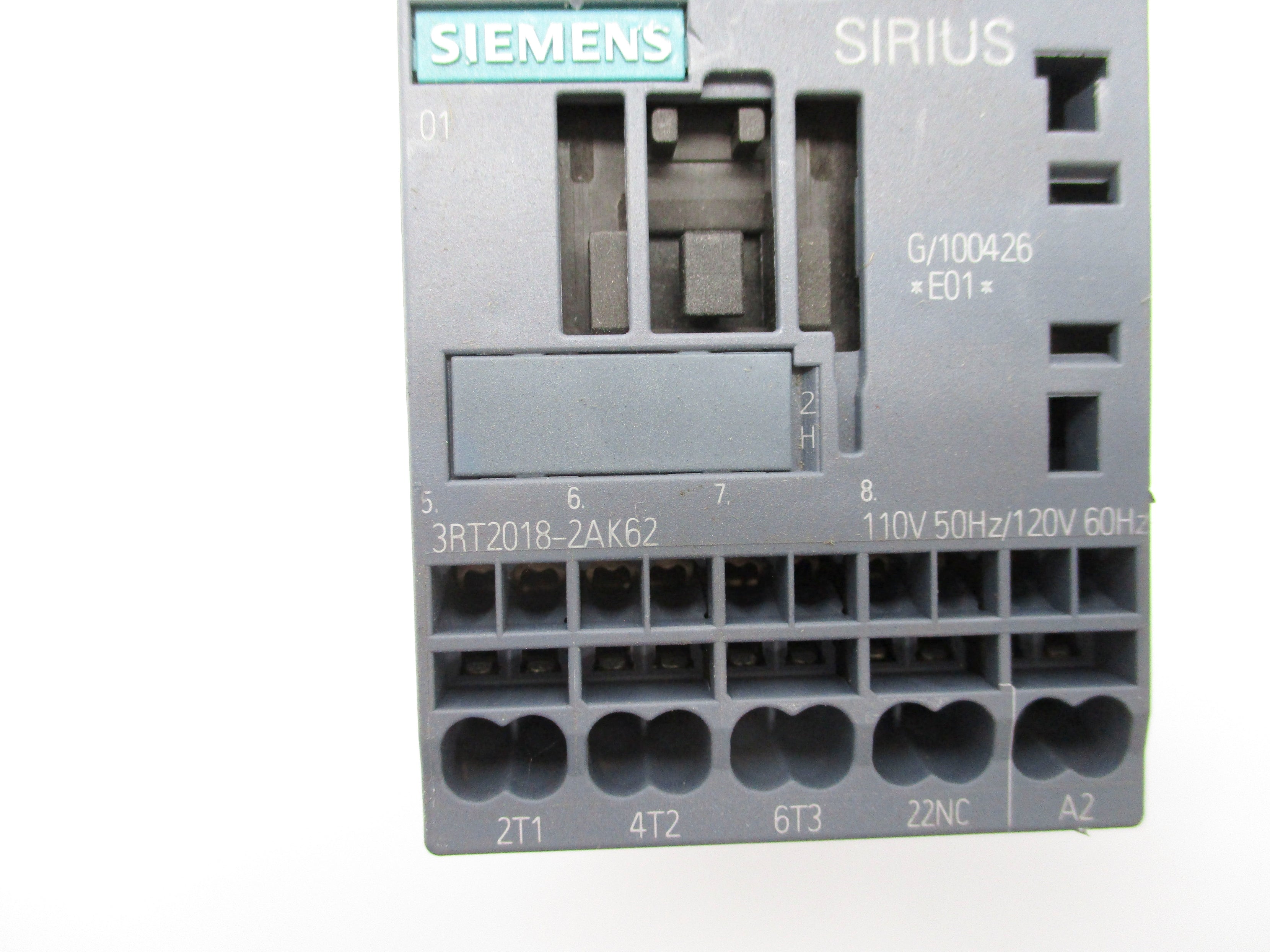 SIEMENS 3RT2018-2AK62 110/120V NSNP