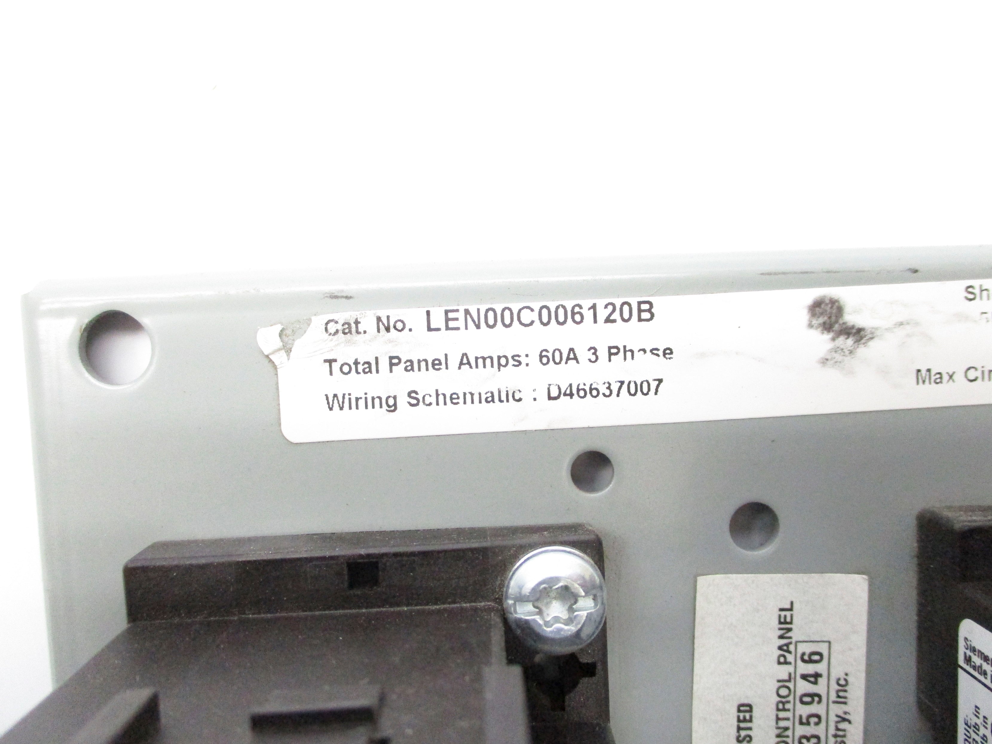 SIEMENS LEN00C006120B 220/240V NSNP