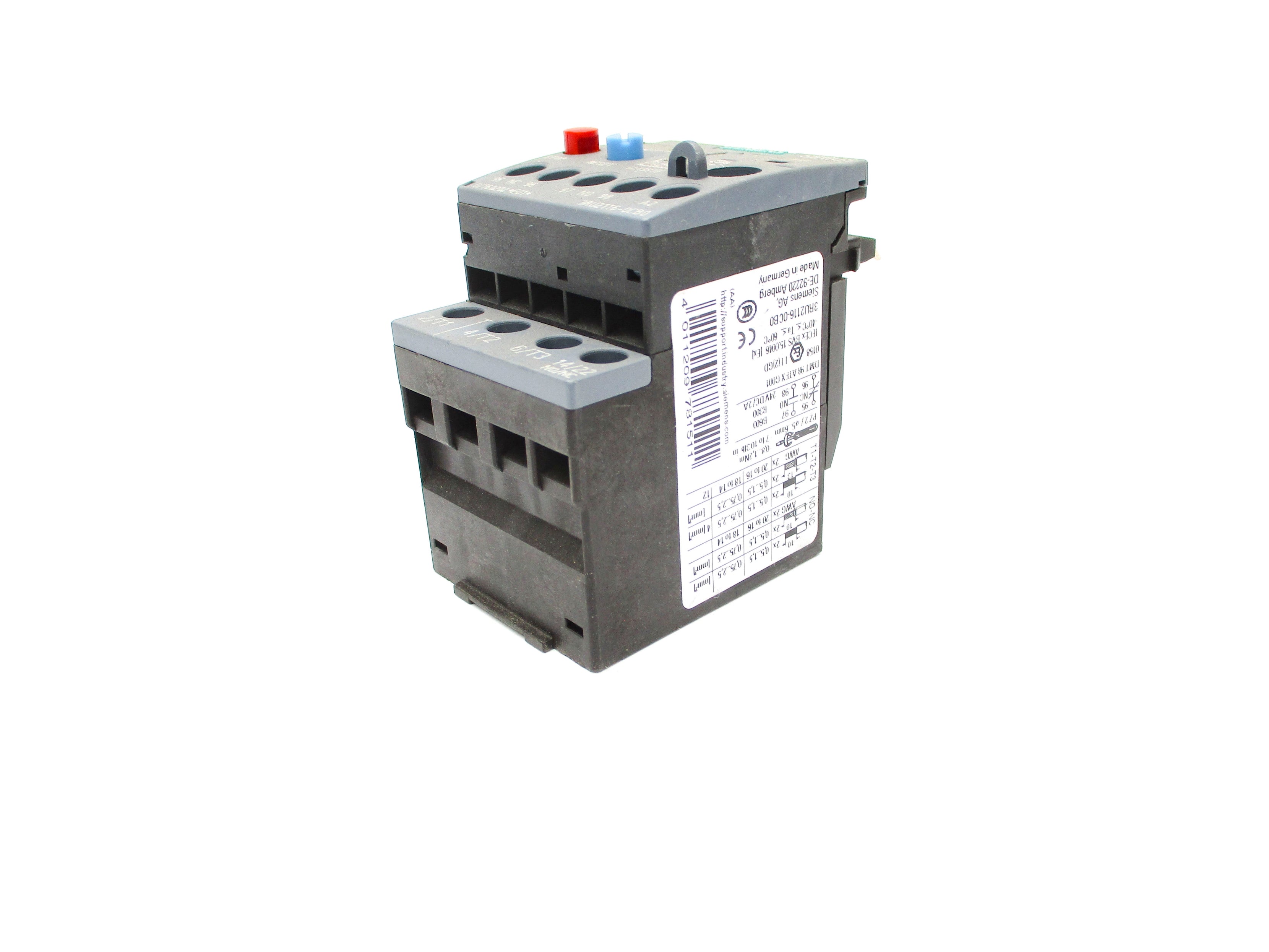 SIEMENS 3RU2116-0CB0 0.18-0.25A NSNP