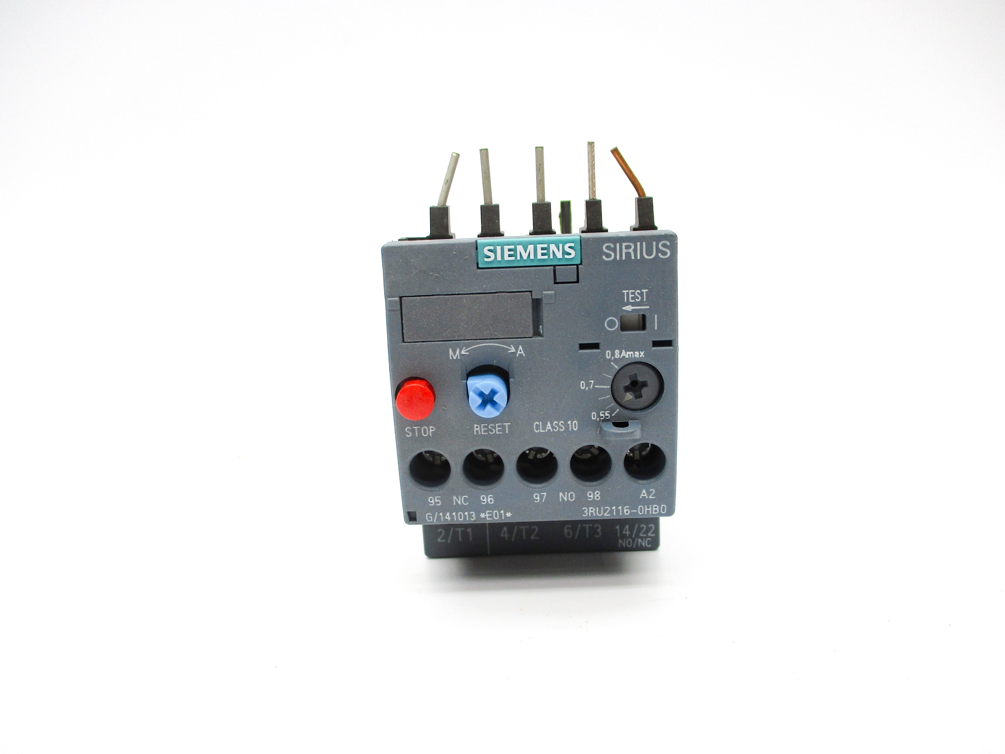 SIEMENS 3RU2116-0HB0 0.55-0.8A NSNP