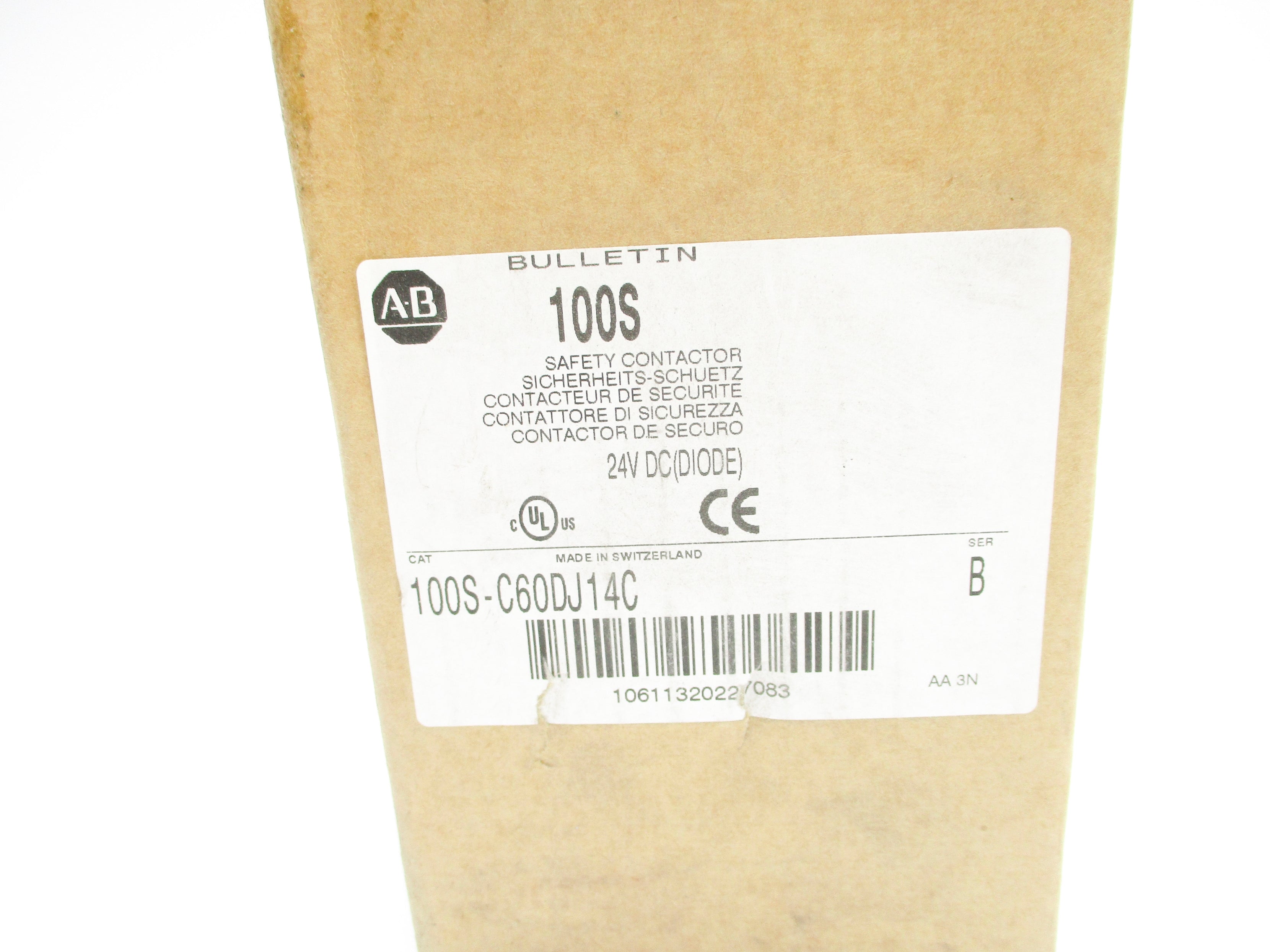 ALLEN BRADLEY 100S-C60DJ14C SER. B 24VDC (BR/WH) NSMP