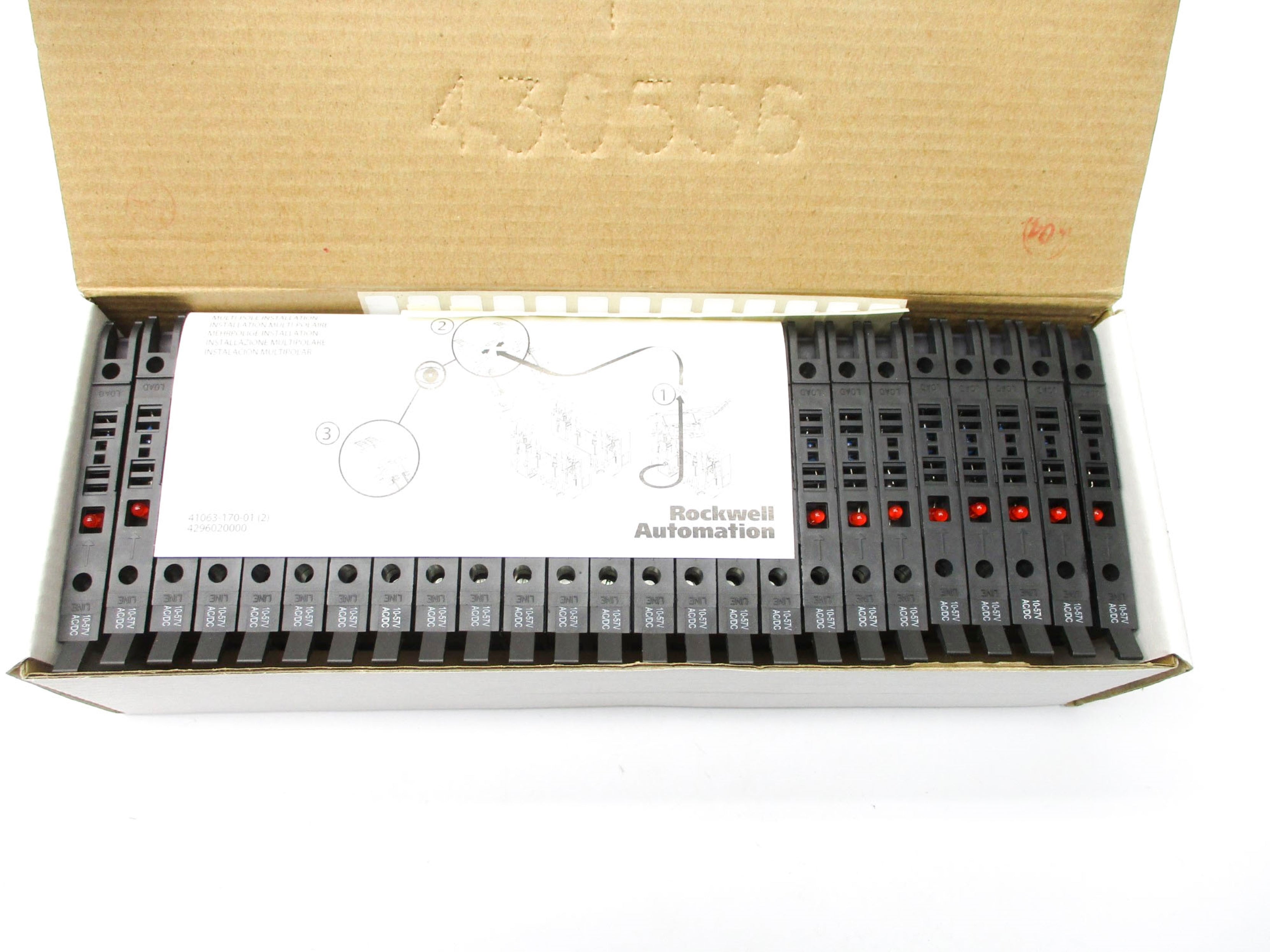 ALLEN BRADLEY 1492-H5 SER. E (WH) (PKG OF 25) NSMP
