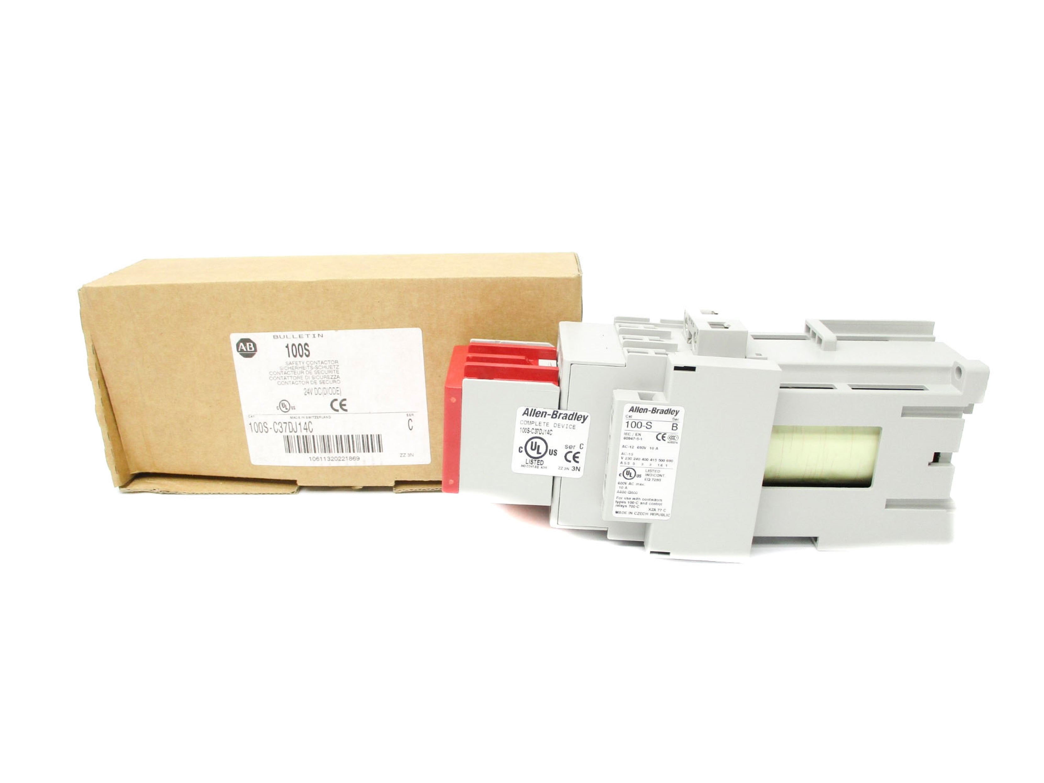 ALLEN BRADLEY 100S-C37DJ14C SER. C 24VDC (BR/WH) NSMP
