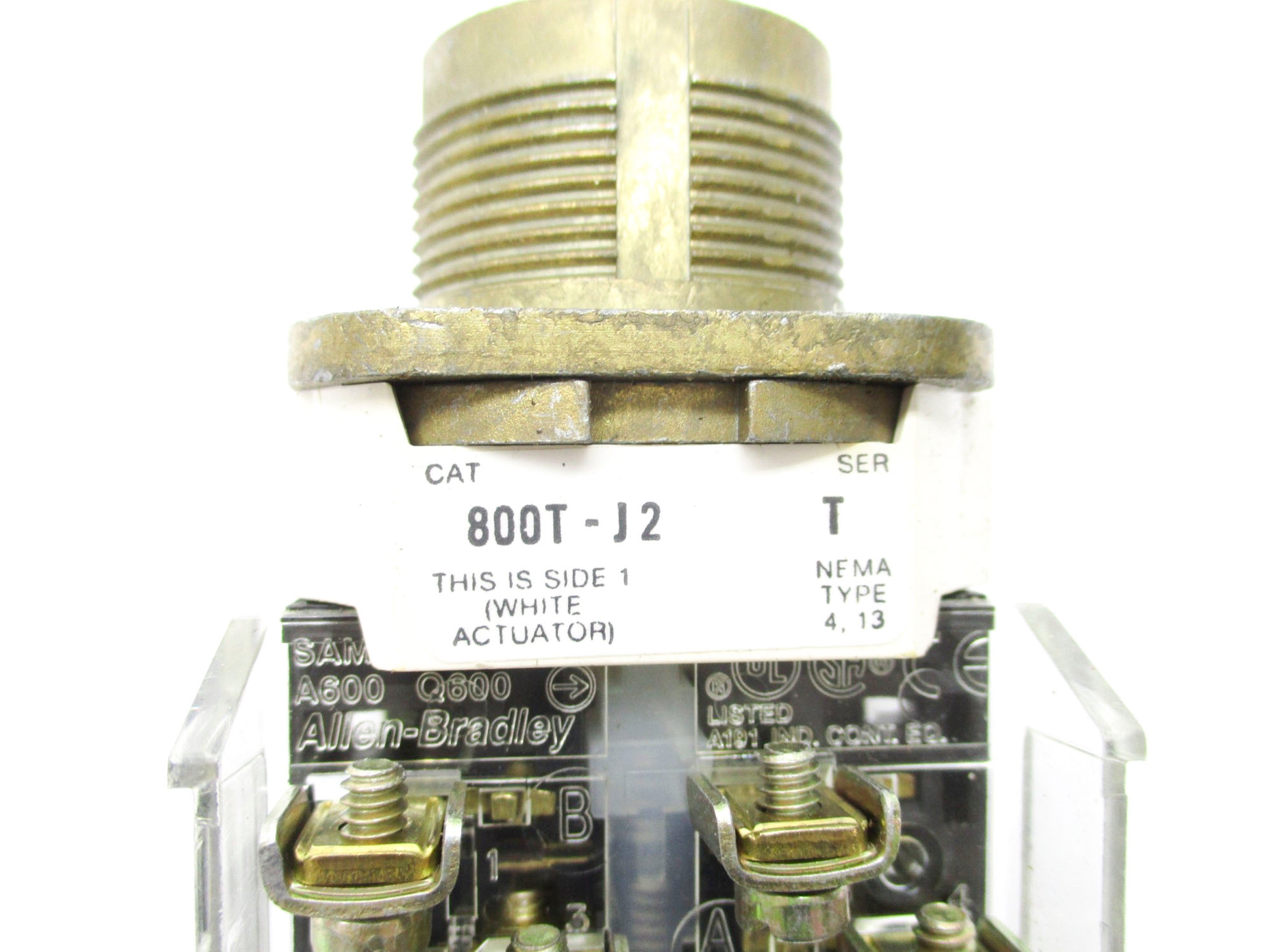 ALLEN BRADLEY 800T-J2 SER. T (AS PICTURED) NSNP