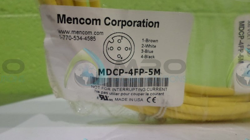 MENCOM CORP. MDCP-4FP-5M CONNECTOR *NEW IN ORIGINAL PACKAGE*