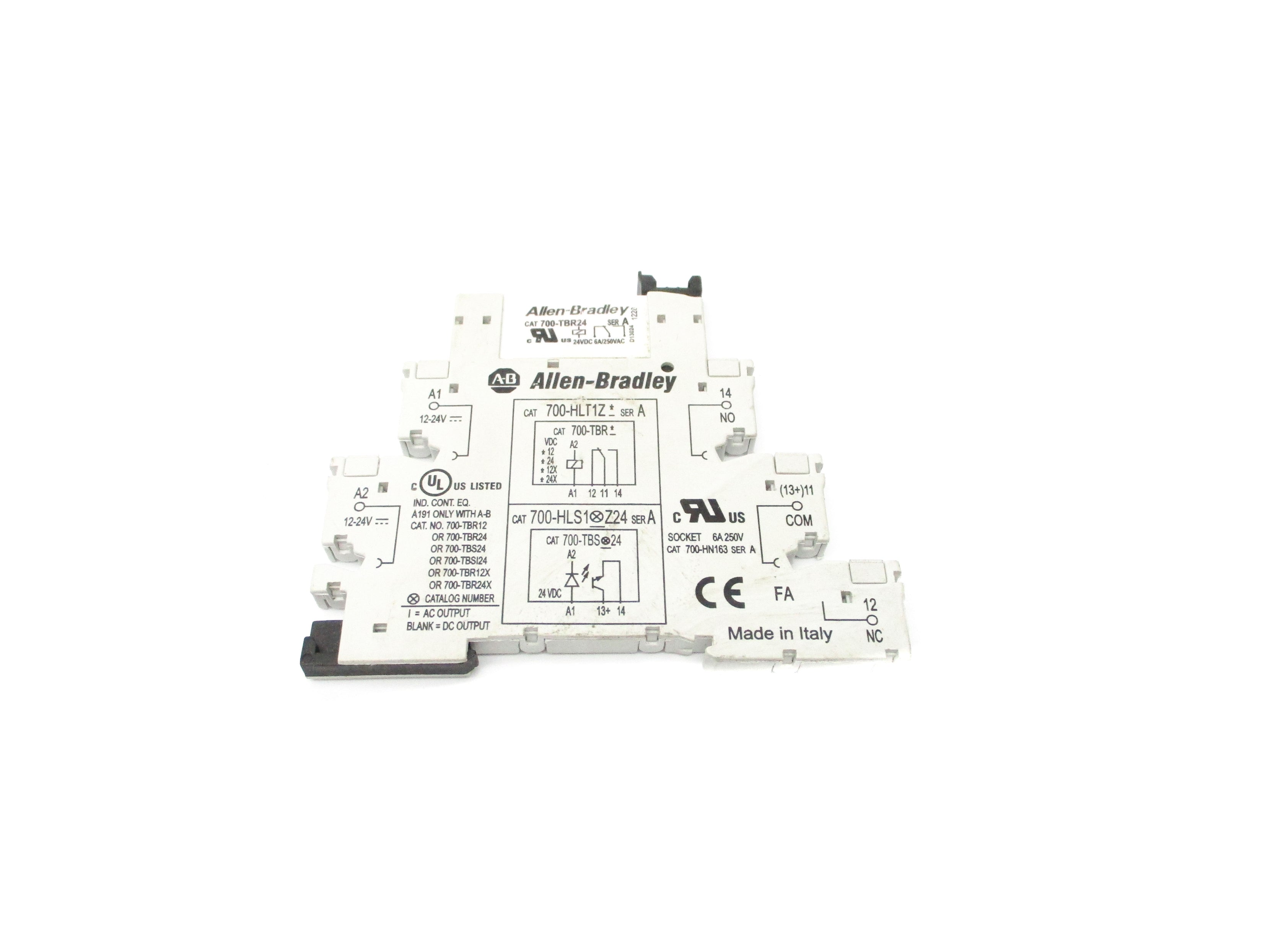 ALLEN BRADLEY 700-HLT1Z SER. A 700-TBR24 UNMP