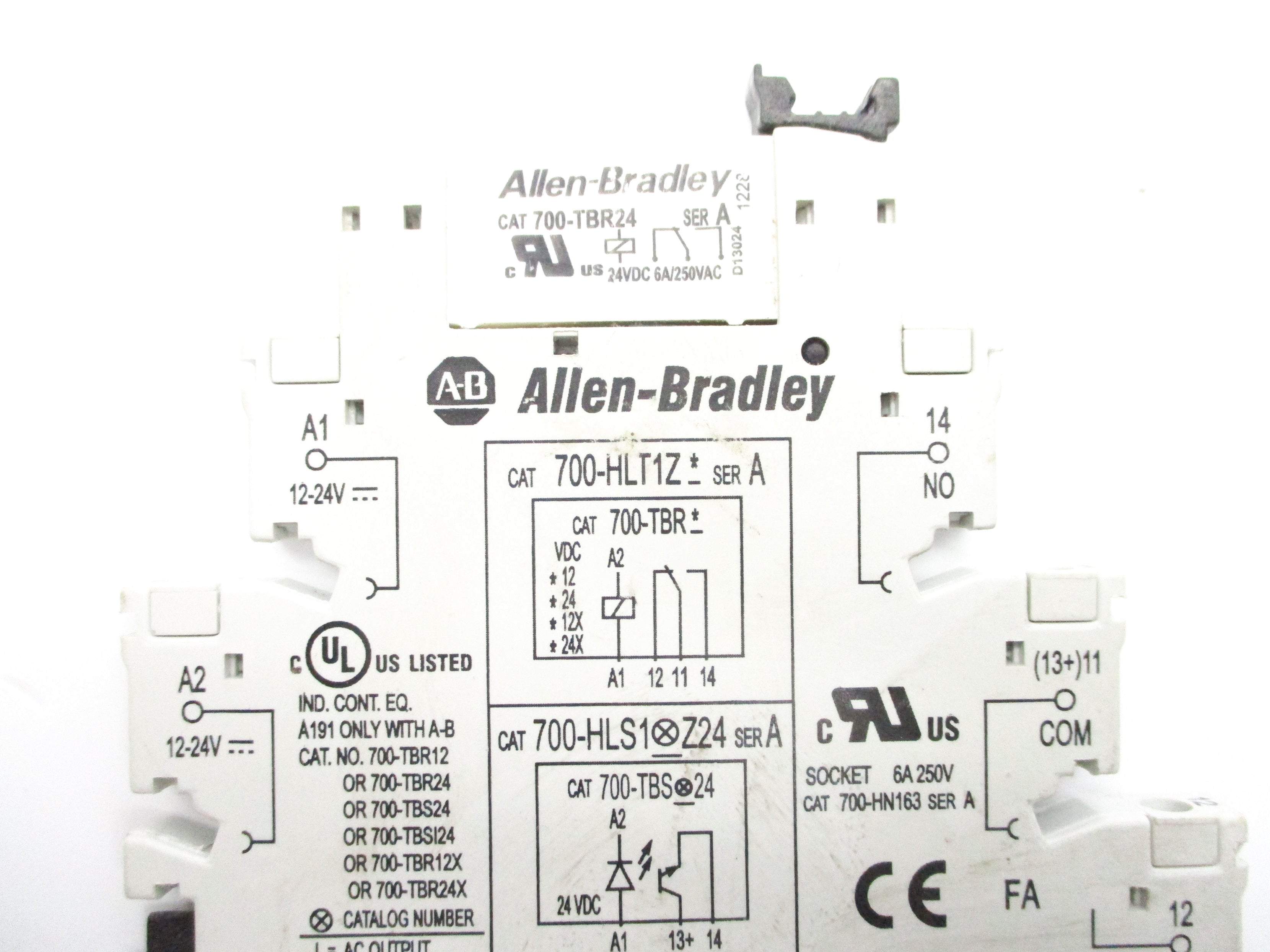 ALLEN BRADLEY 700-HLT1Z SER. A 700-TBR24 UNMP