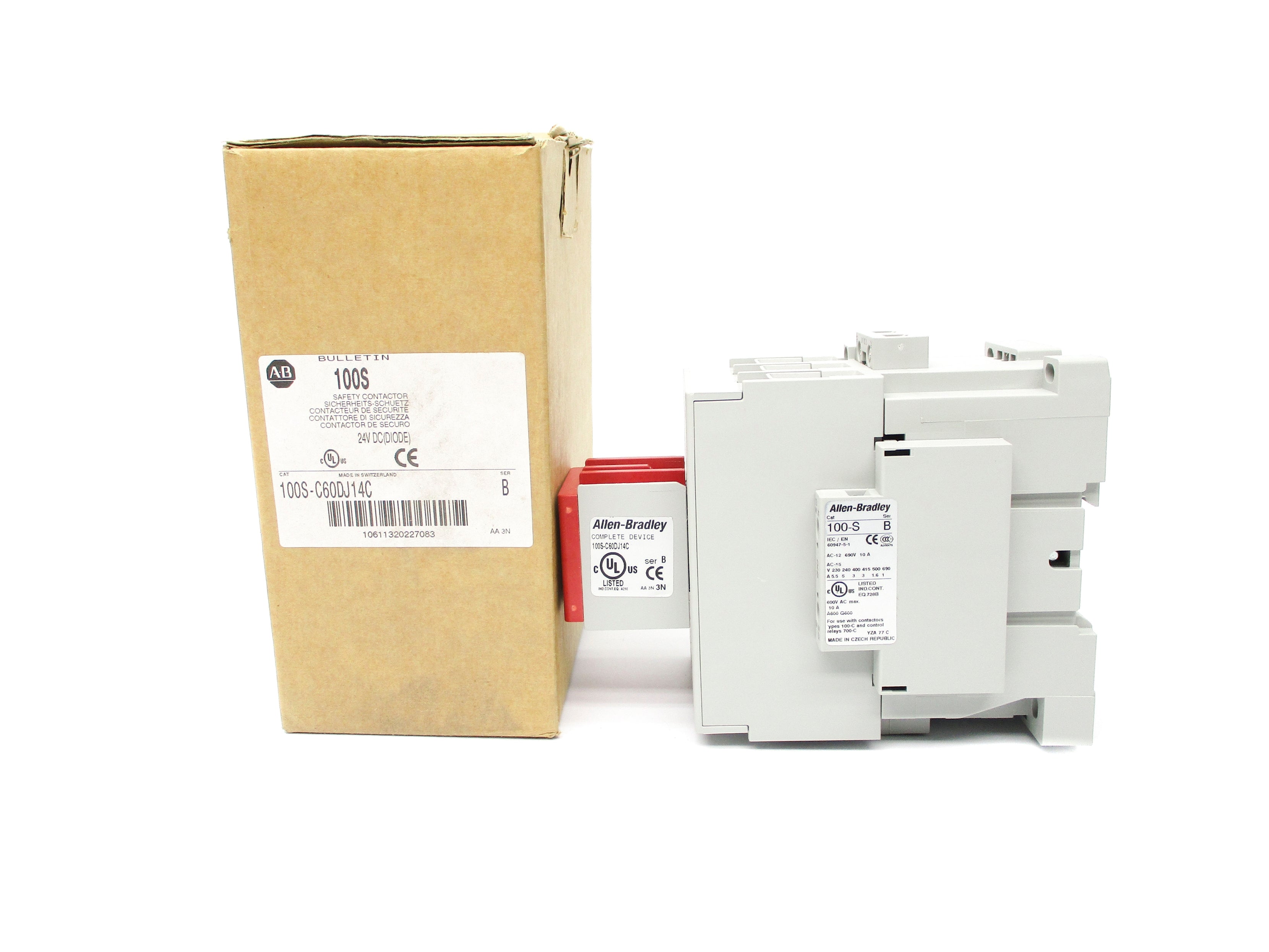 ALLEN BRADLEY 100S-C60DJ14C SER. B 24VDC (BR/WH) NSMP