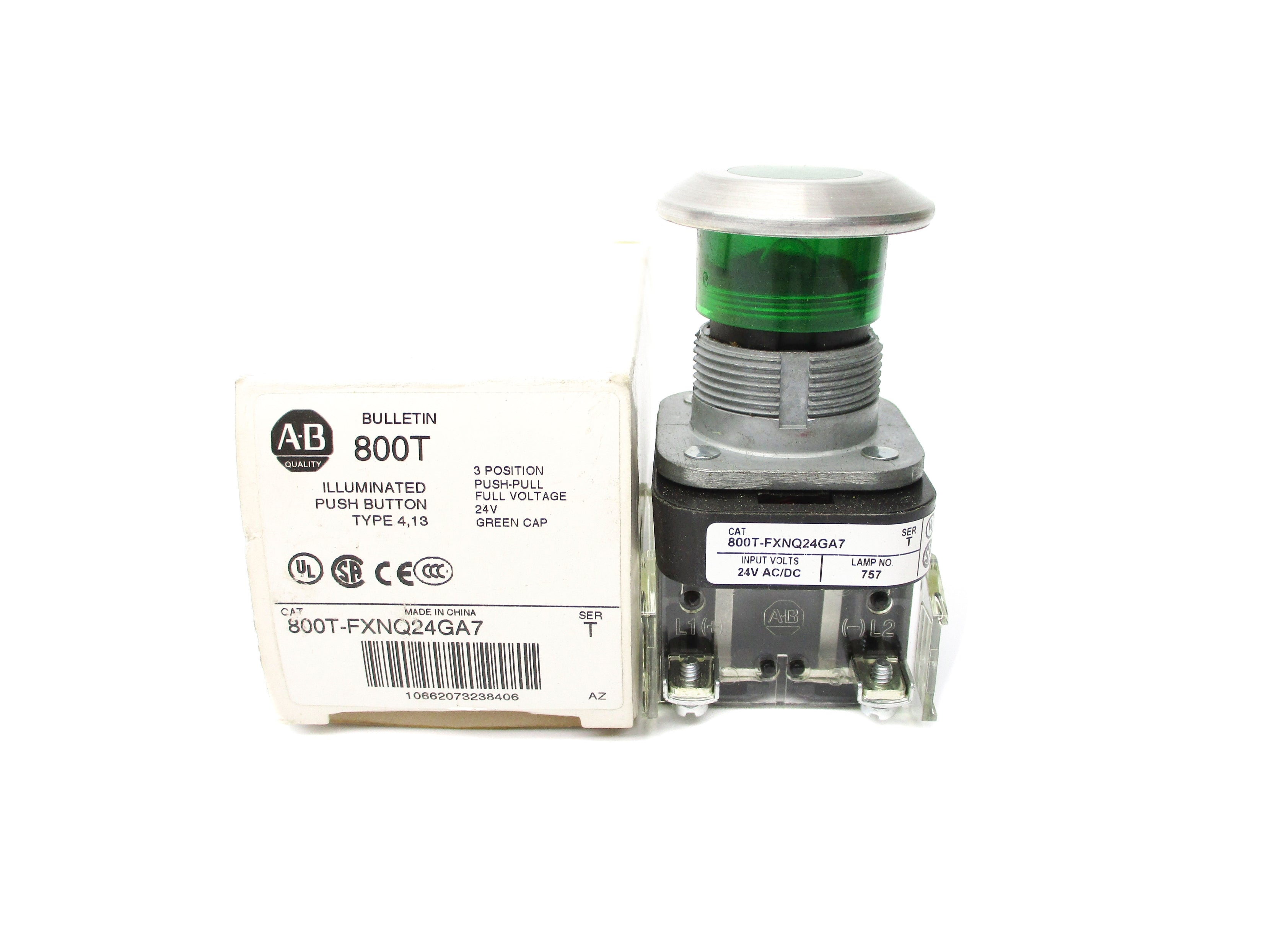 ALLEN BRADLEY 800T-FXNQ24GA7 SER. T (WH) NSMP