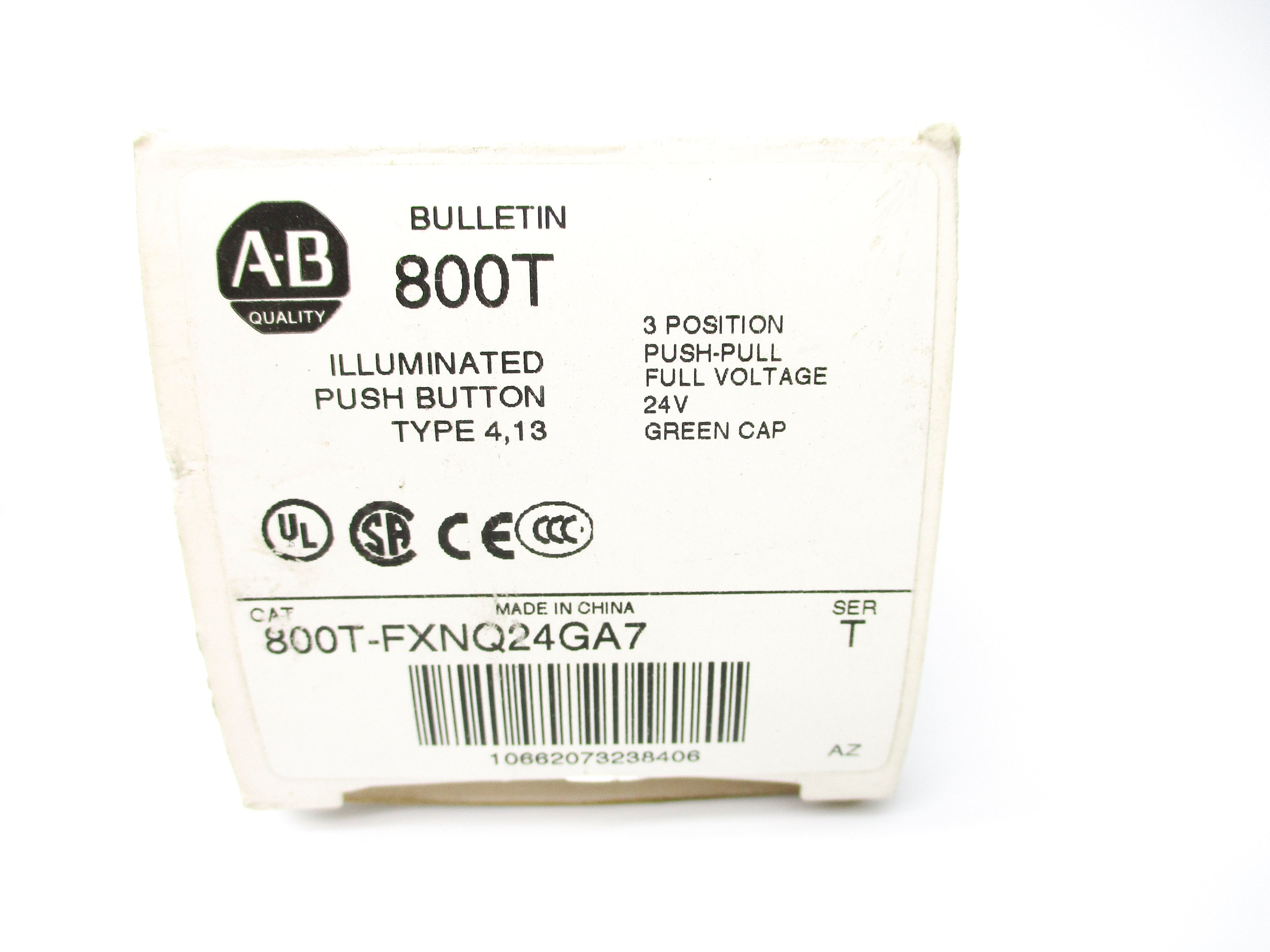 ALLEN BRADLEY 800T-FXNQ24GA7 SER. T (WH) NSMP
