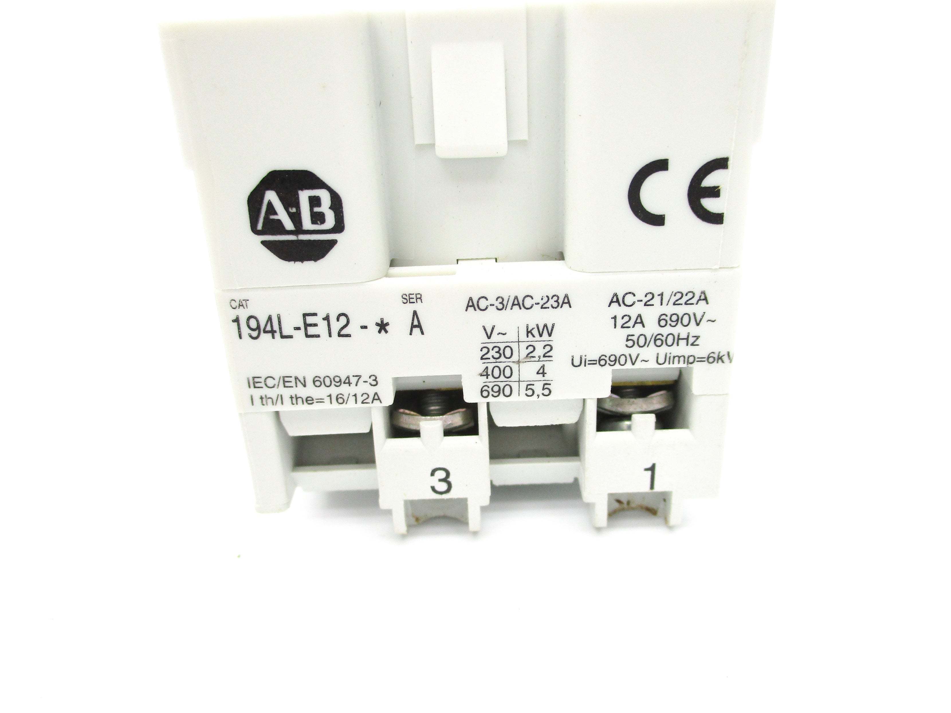 ALLEN BRADLDEY 194L-E12-1752 SER. A NSNP