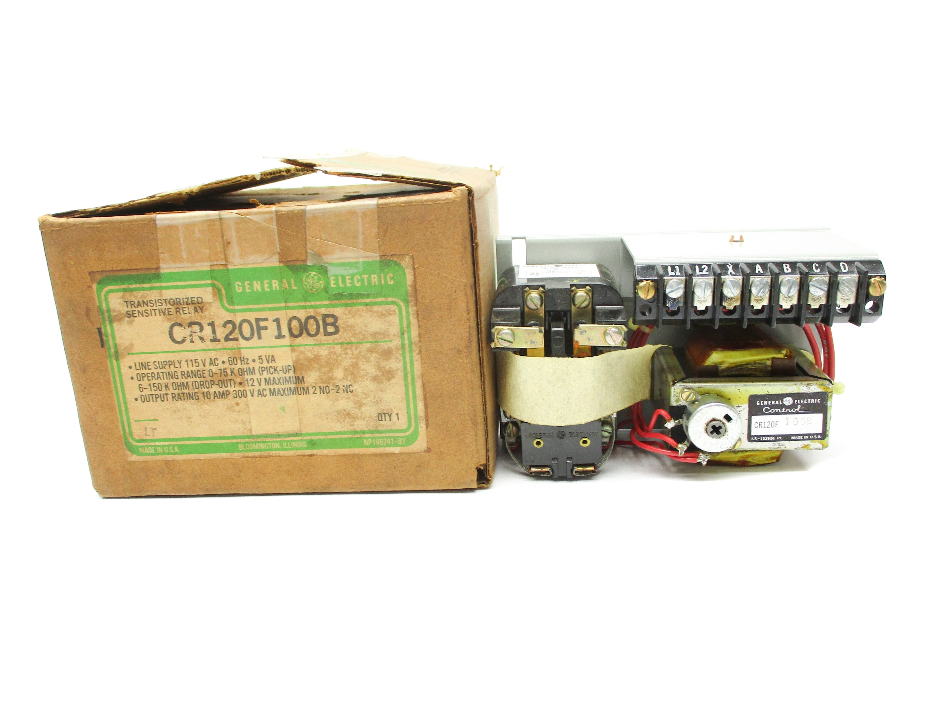 GENERAL ELECTRIC CR120F100B 115VAC NSMP