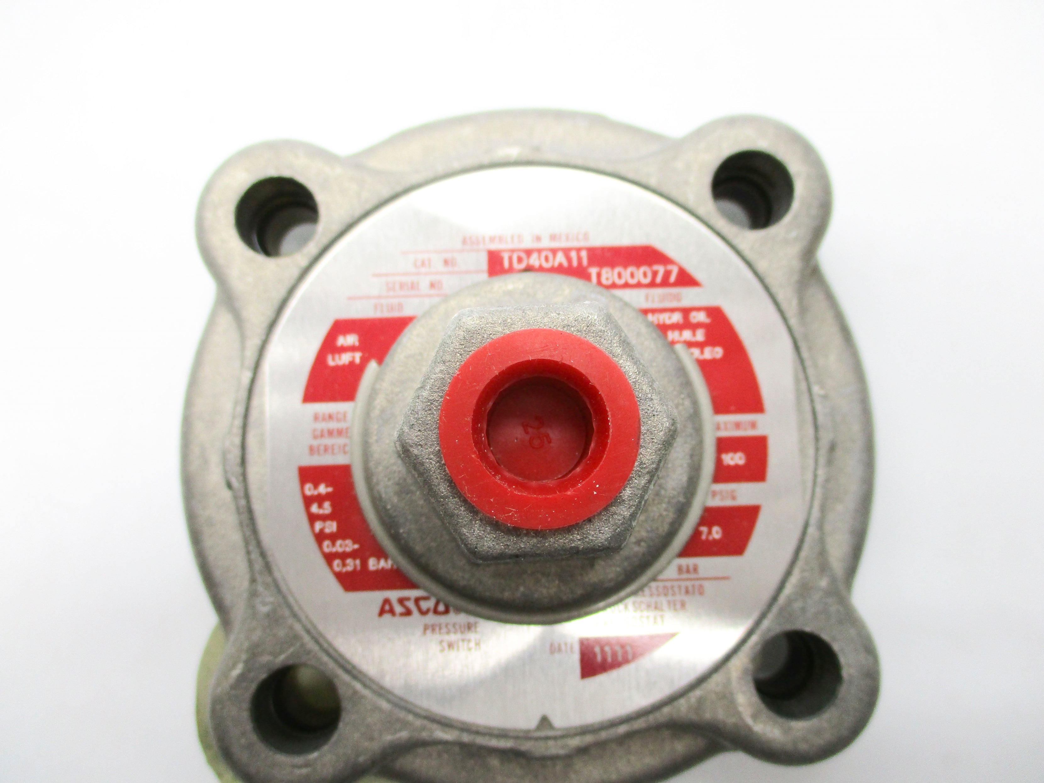 ASCO TD40A11 4.5PSI NSNP
