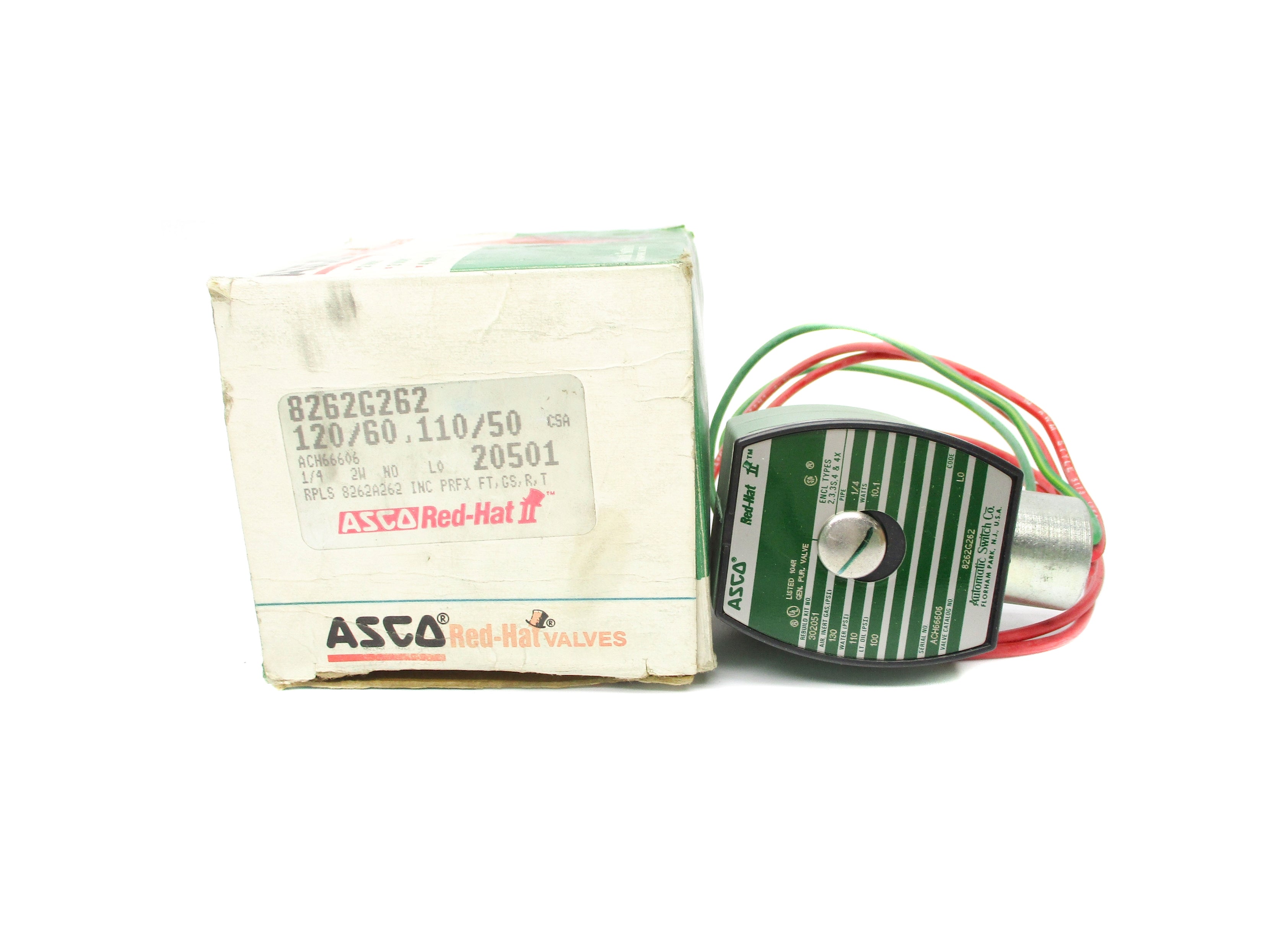 ASCO 8262G262 110/120V 130PSI 1/4" NSMP
