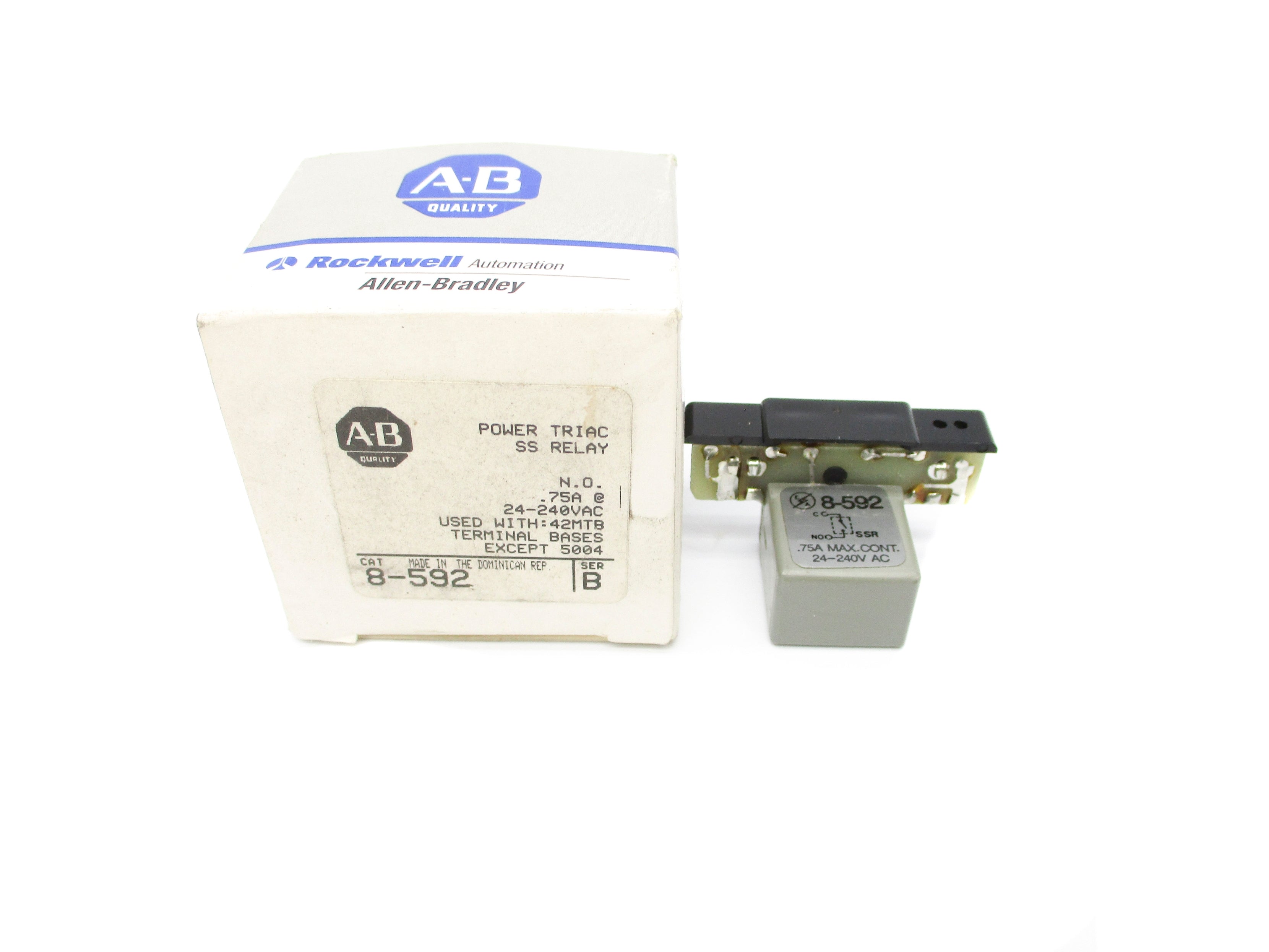 ALLEN BRADLEY 8-592 SER. B 75A 240VA (GY/BL) NSMP