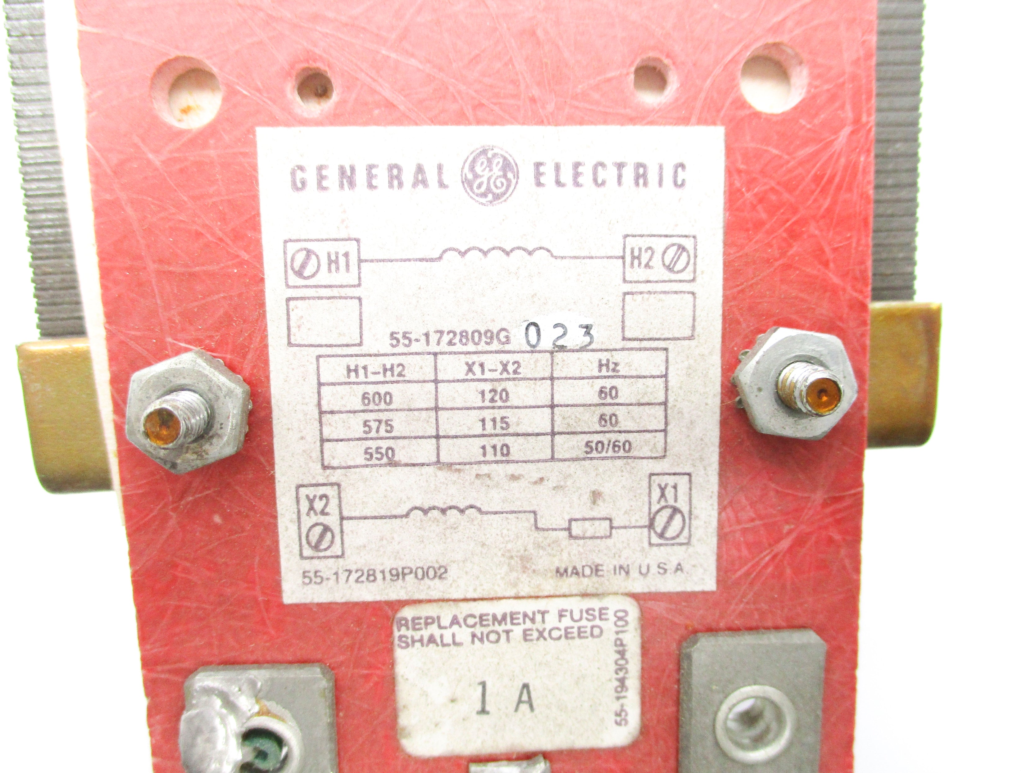 GENERAL ELECTRIC 55-172809G023 NSNP