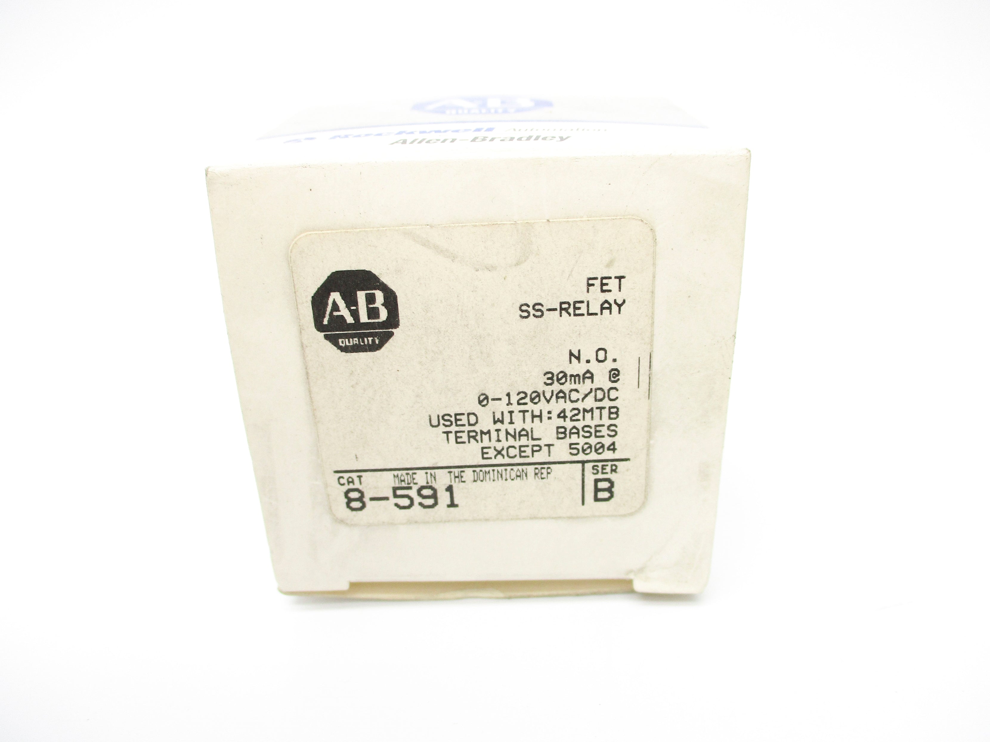 ALLEN BRADLEY 8-591 SER. B 0-120VAC/DC (GY/BL) NSMP