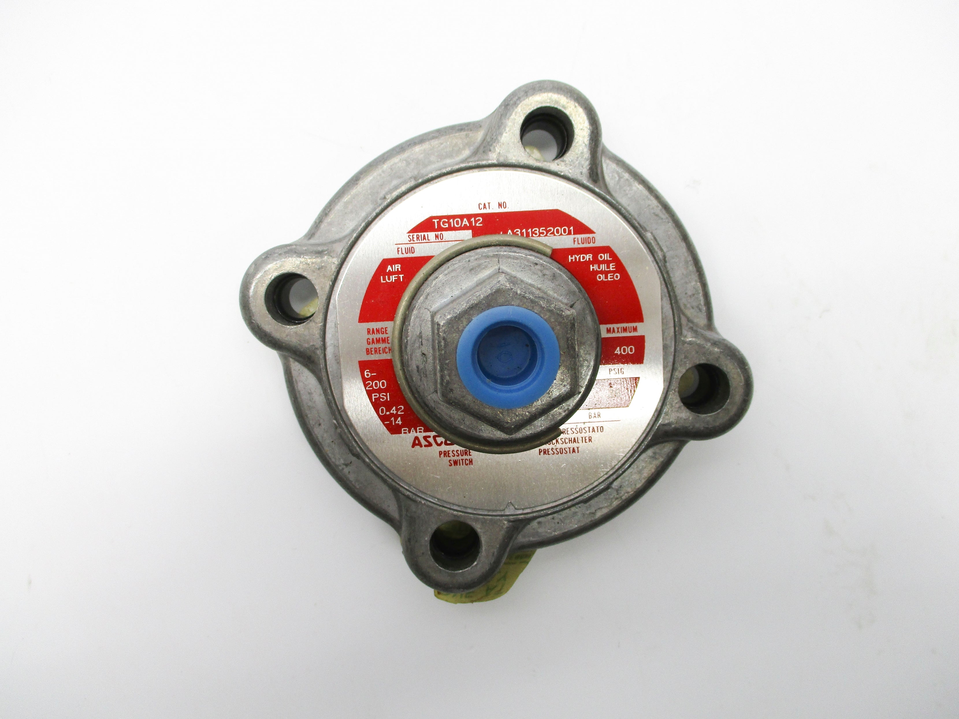 ASCO TG10A12 200PSI NSMP