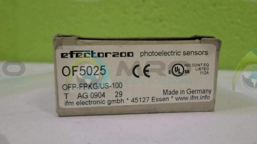 IFM EFECTOR OF5025 RETRO REFLECTIVE SENSOR *NEW IN BOX*