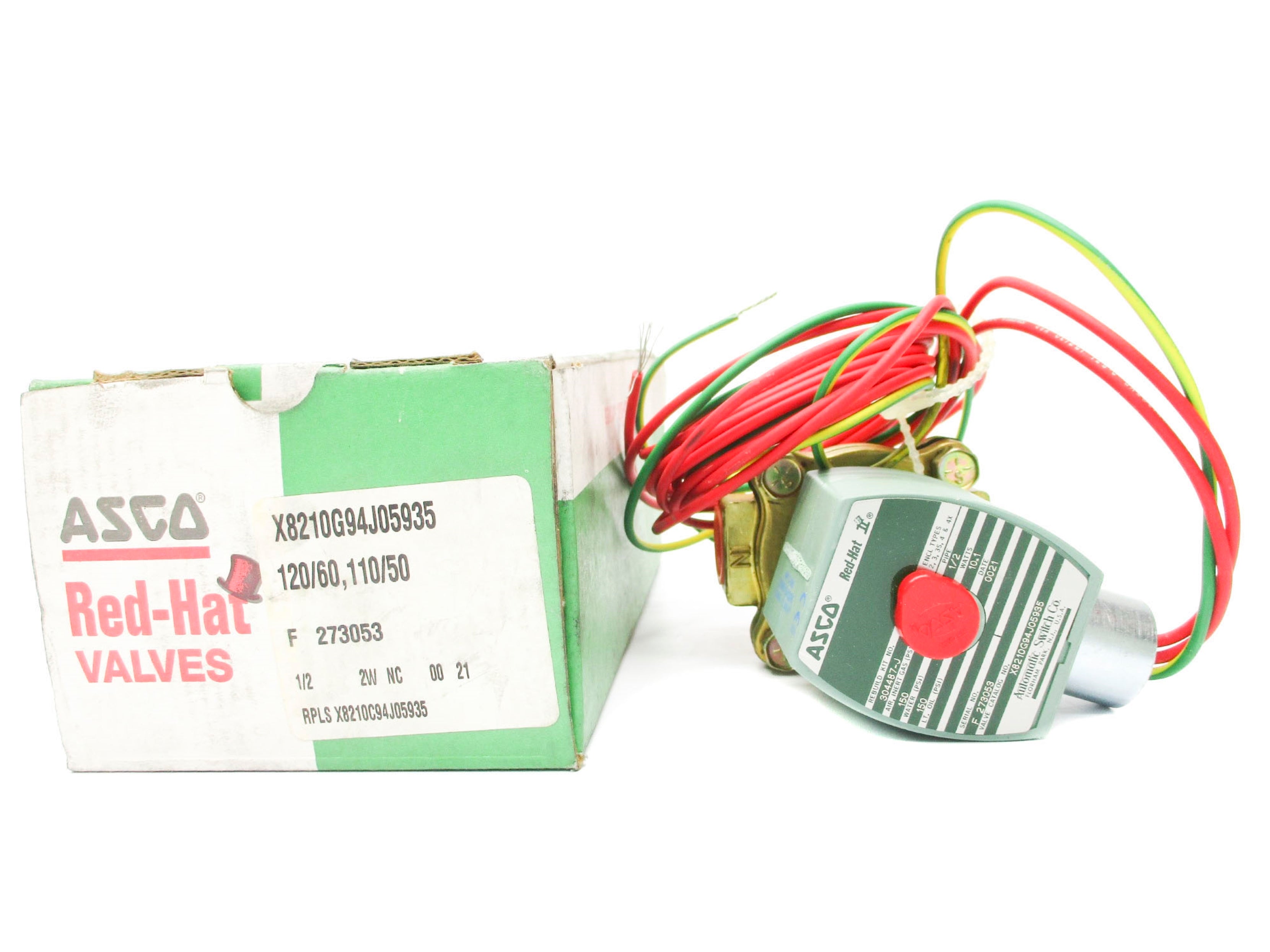 ASCO X8210G94J05935 110/120V 150PSI 1/2" NSMP