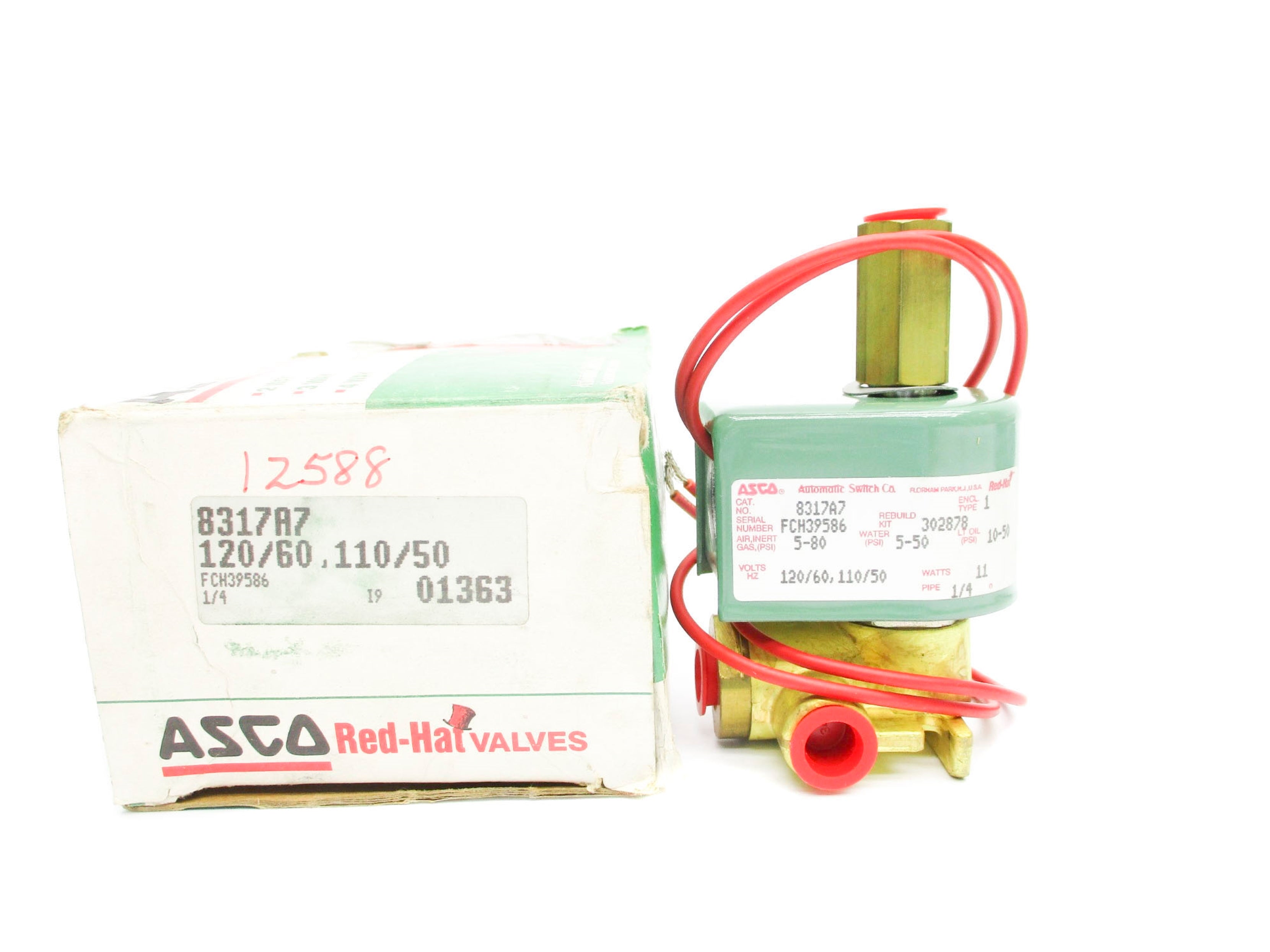 ASCO 8317A7 110/120V 80PSI NSMP