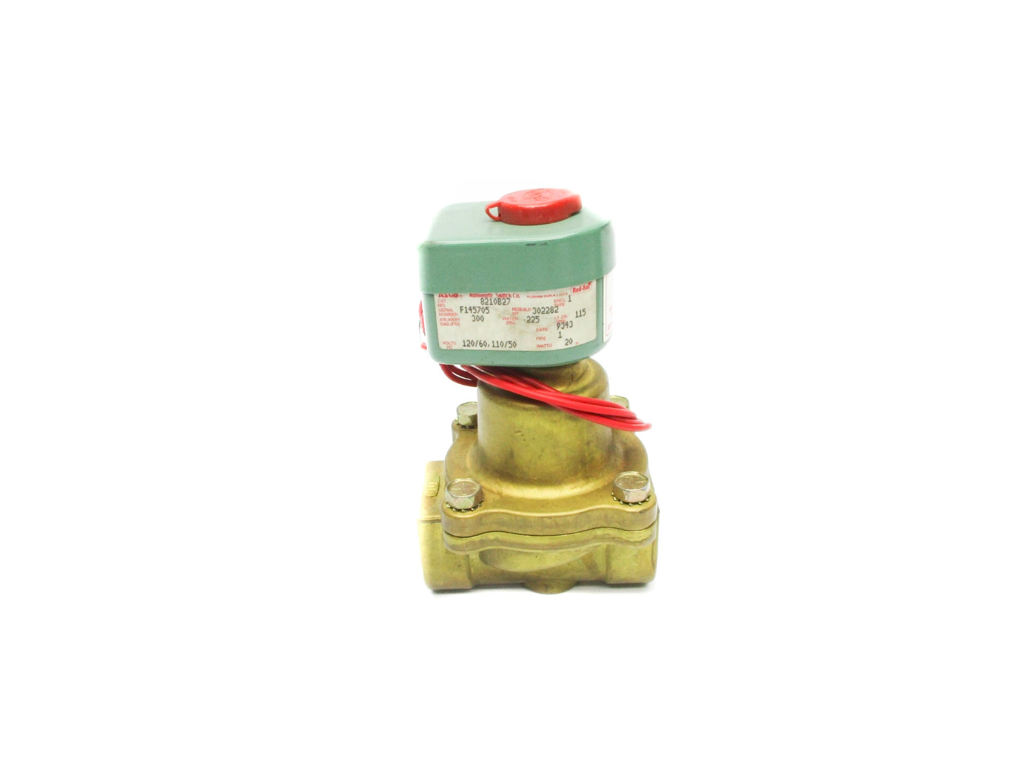 ASCO 8210B27 120/60 110/50 300PSI NSNP