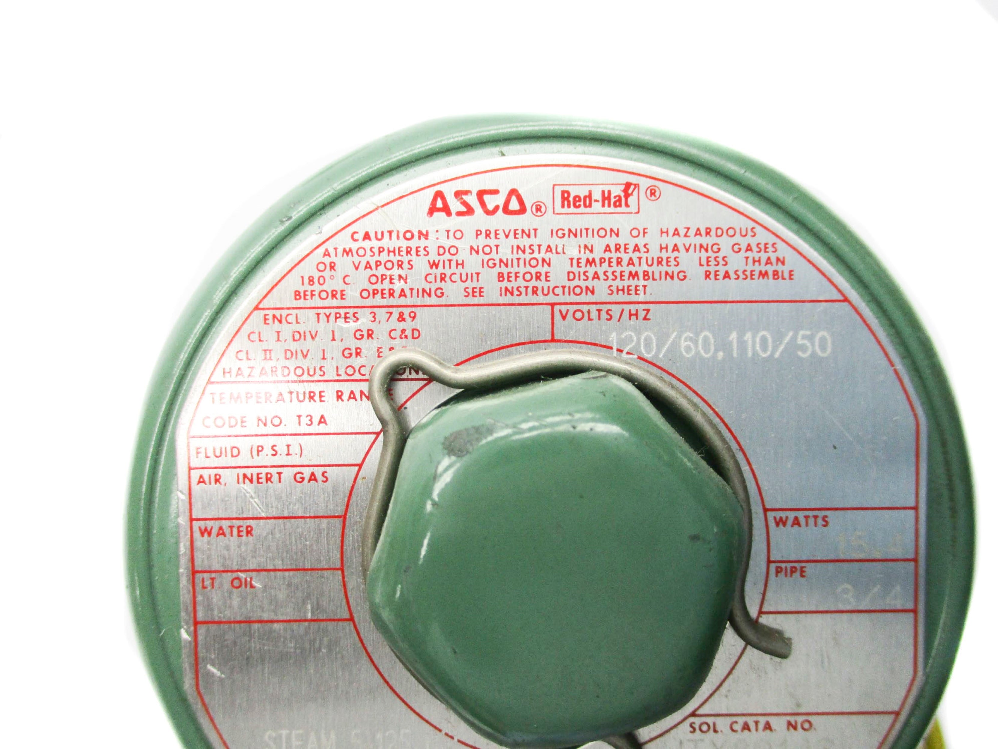 ASCO 822096 110/120V 125PSI NSNP
