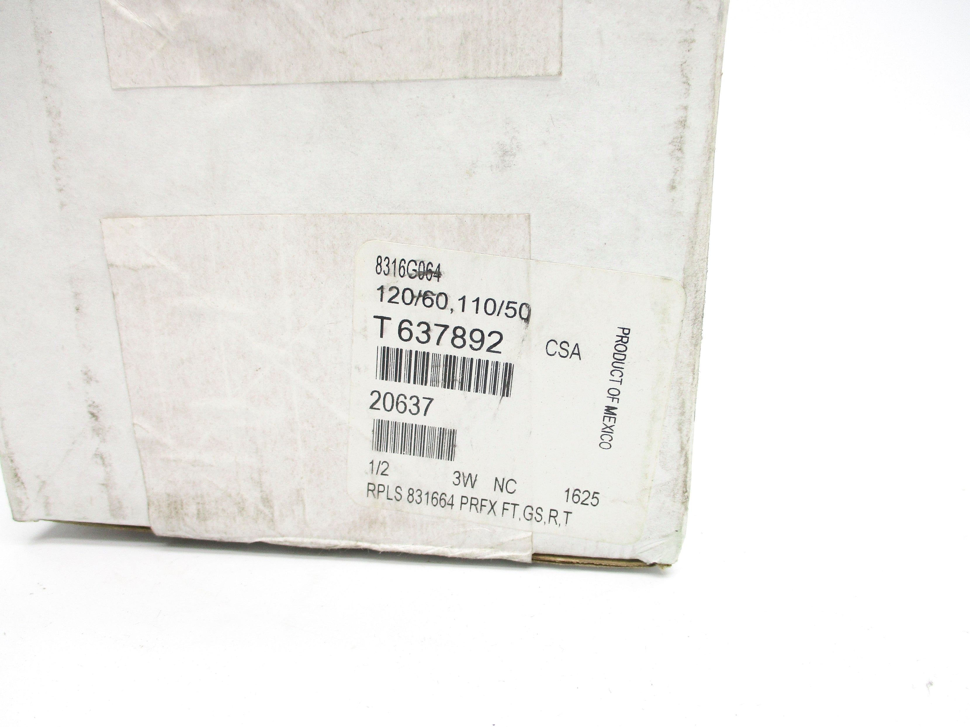 ASCO 8316G064 110/120V 1/2" NSFS