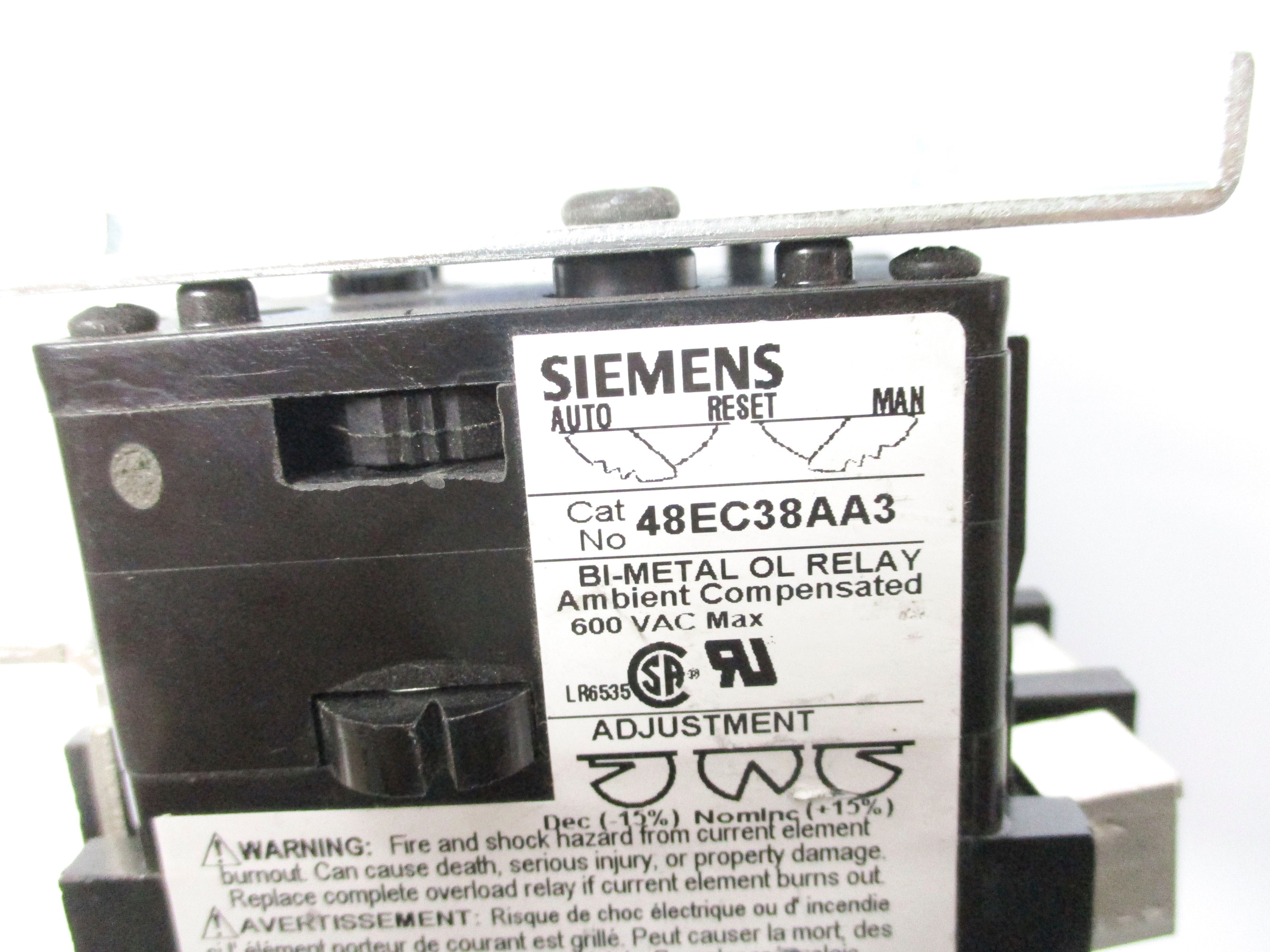 SIEMENS 48EC38AA3 600VAC NSNP