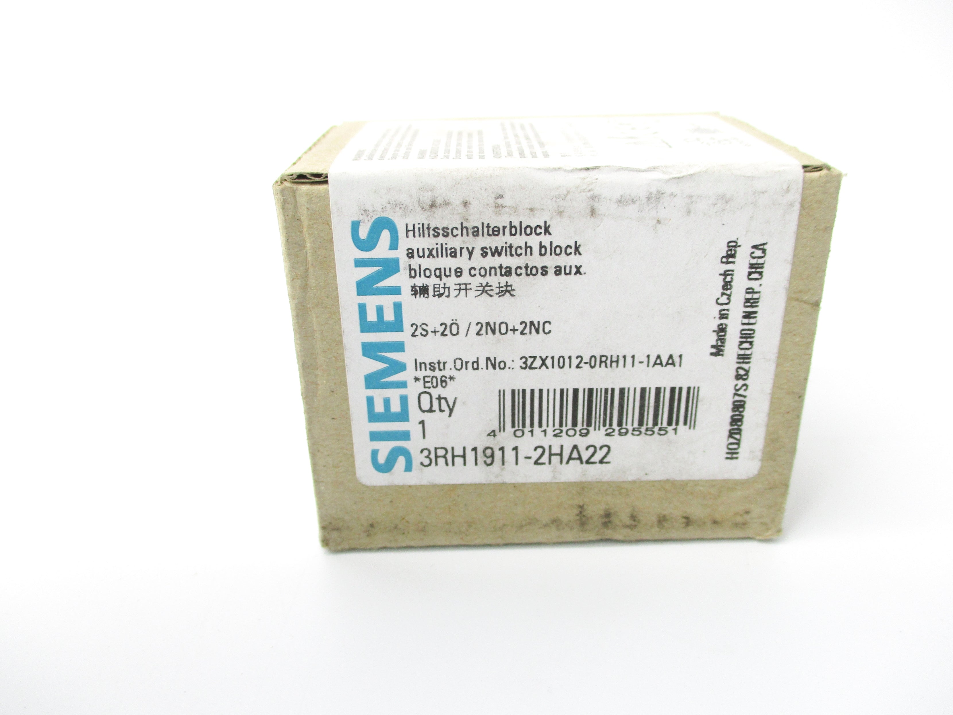 SIEMENS 3RH1911-2HA22 240V 10A NSMP