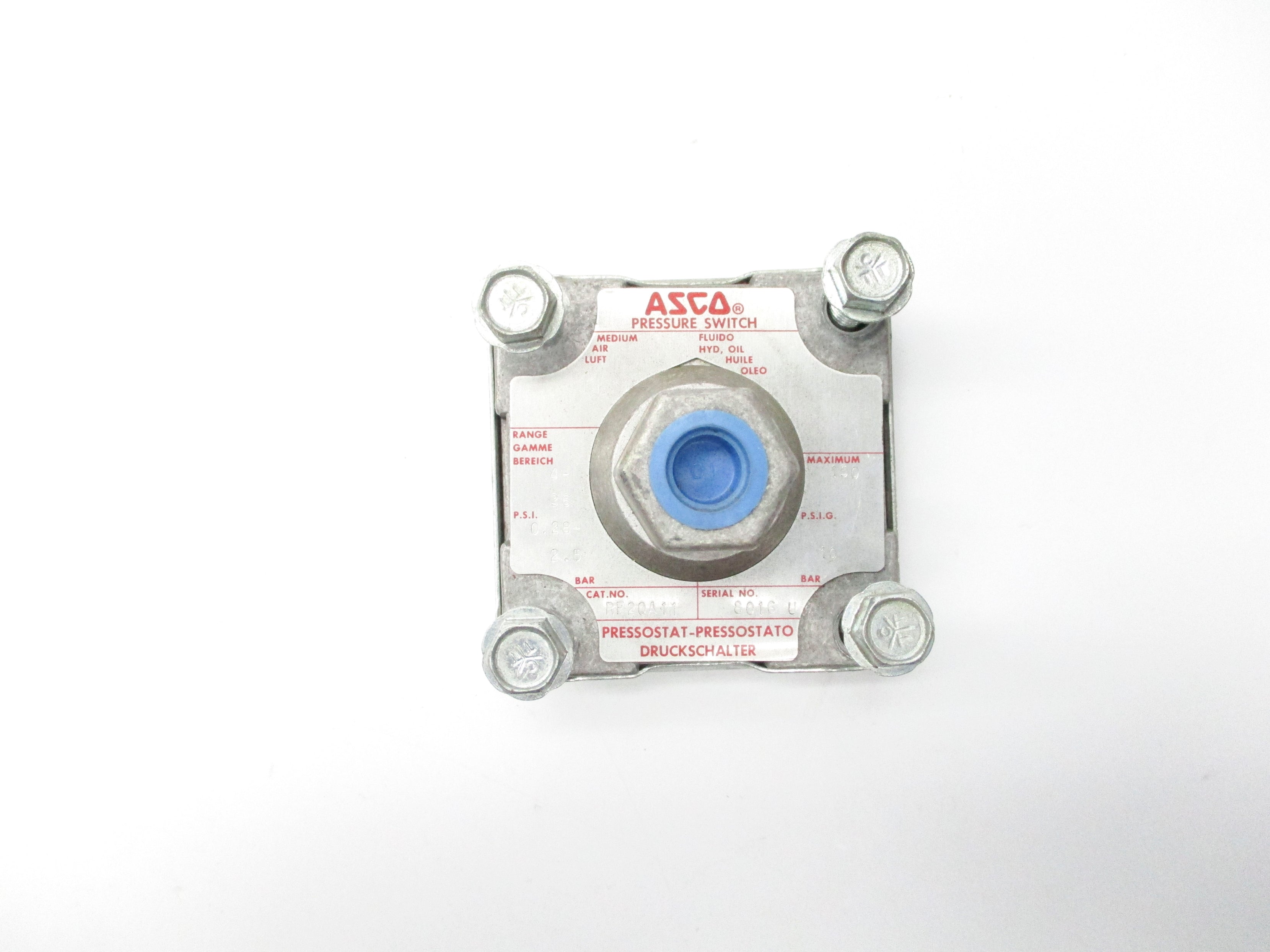 ASCO RE20A11 2.5PSI NSNP