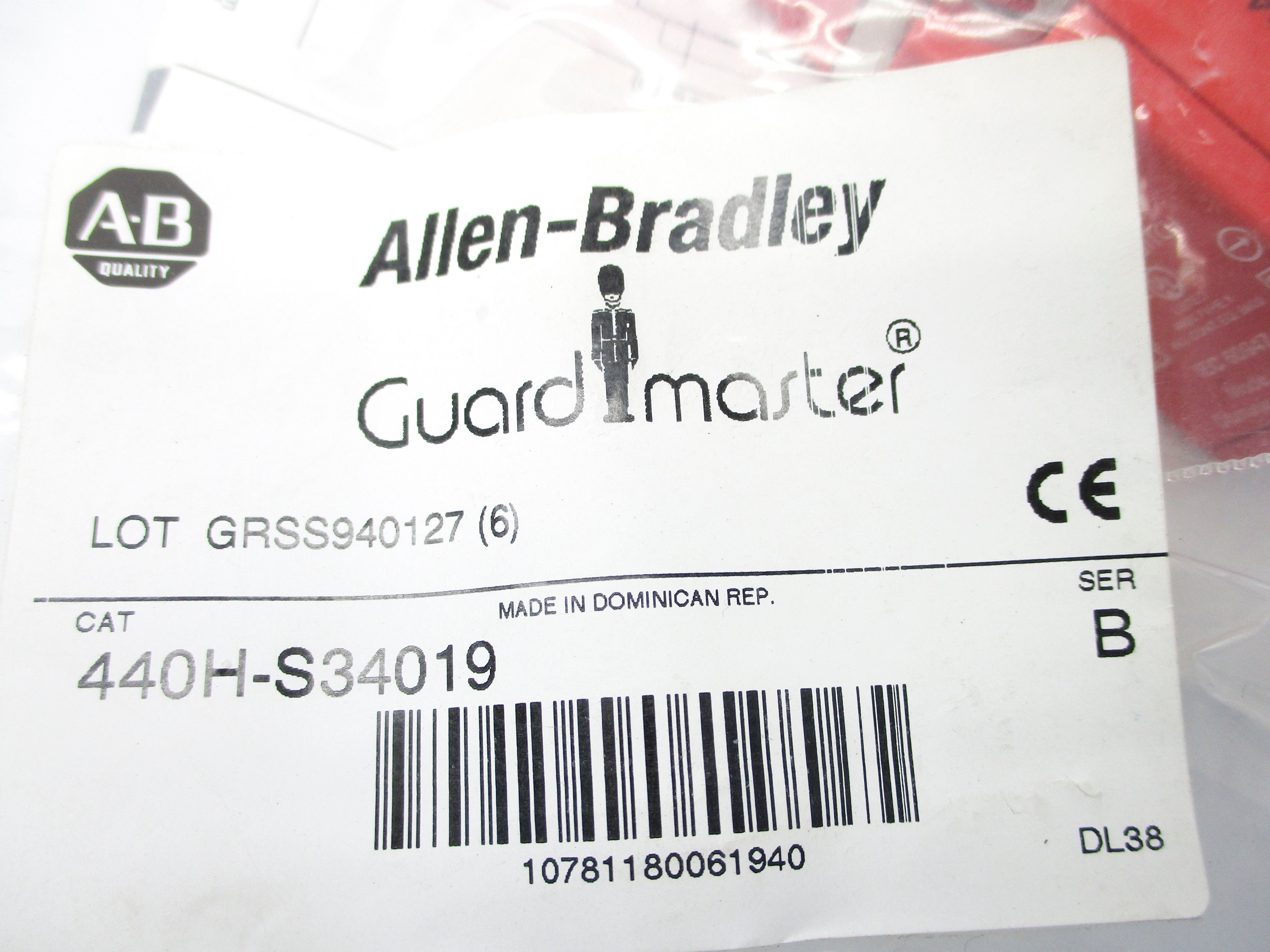 INDUSTRIAL SPARE PART 440H-S34019 SER. B NSMP
