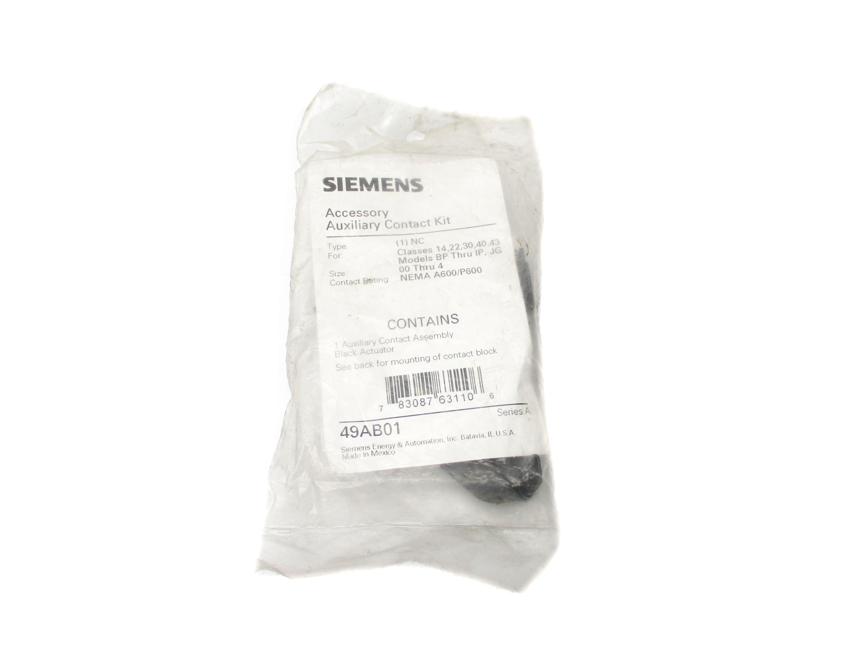 SIEMENS 49AB01 SER. A NSMP