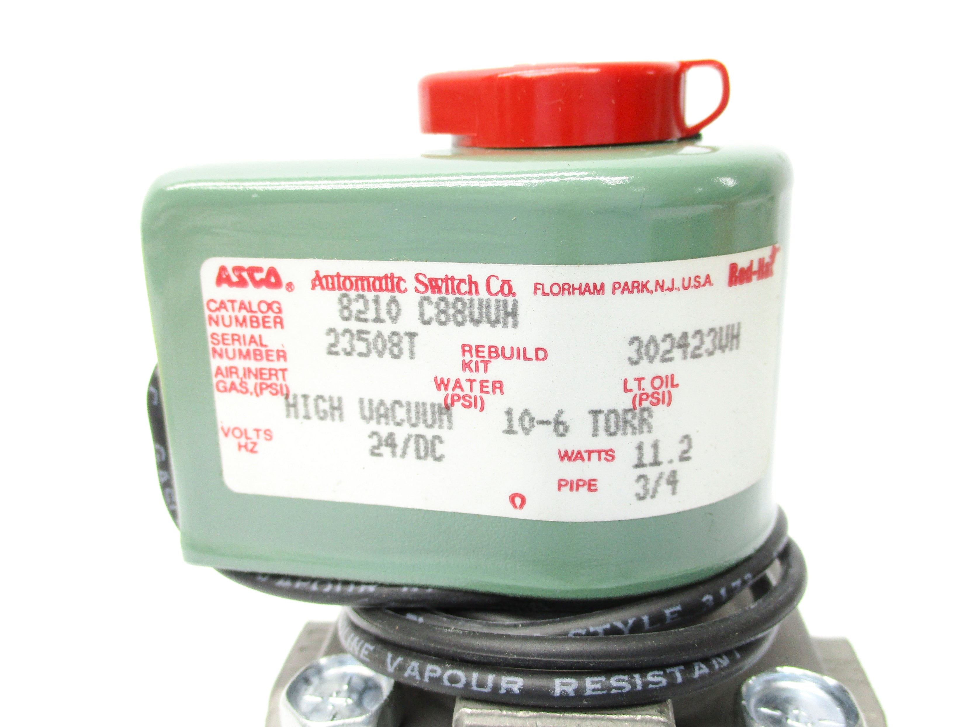 ASCO 8210C88VVH 24/DC 10PSI NSNP