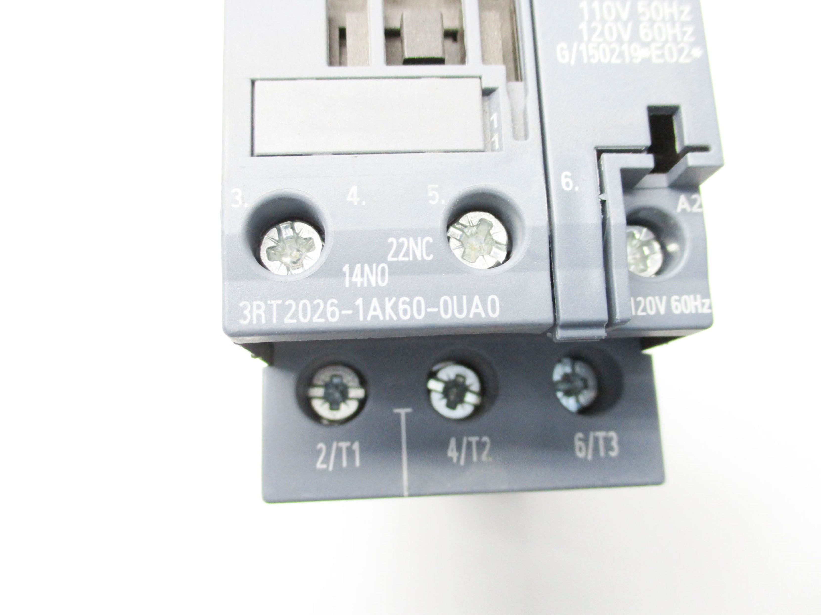 SIEMENS 3RT2026-1AK60-0UA0 110/120V NSNP