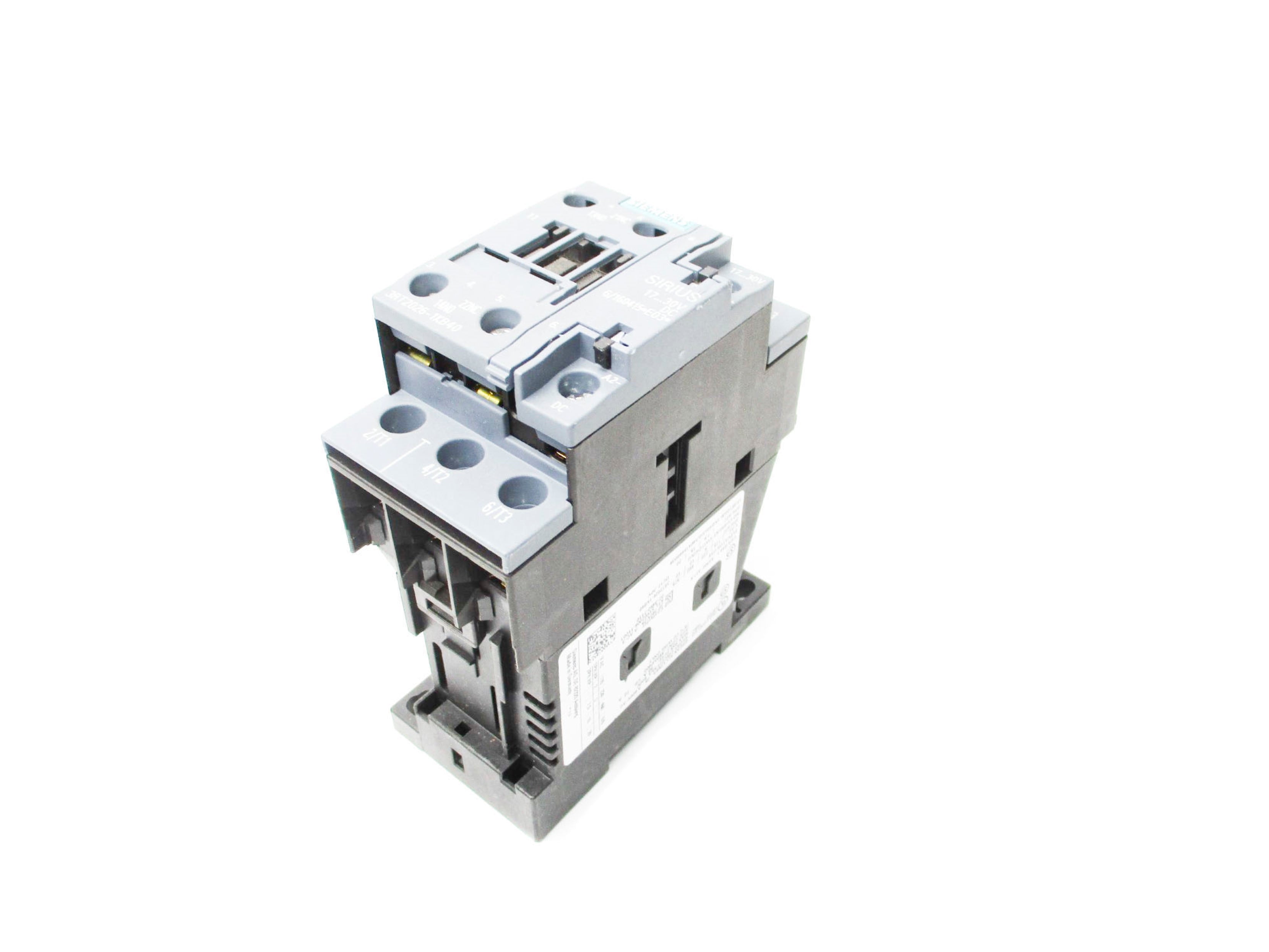 SIEMENS 3RT2026-1KB40 17/30VDC NSNP