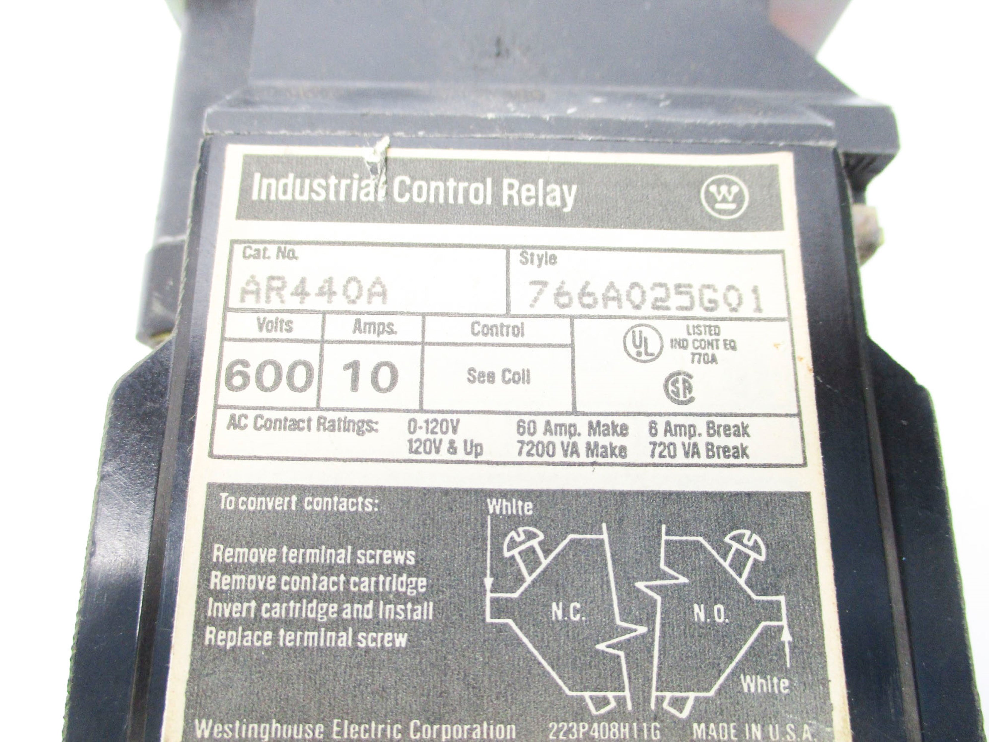 WESTINGHOUSE AR440A 110/120V NSNP