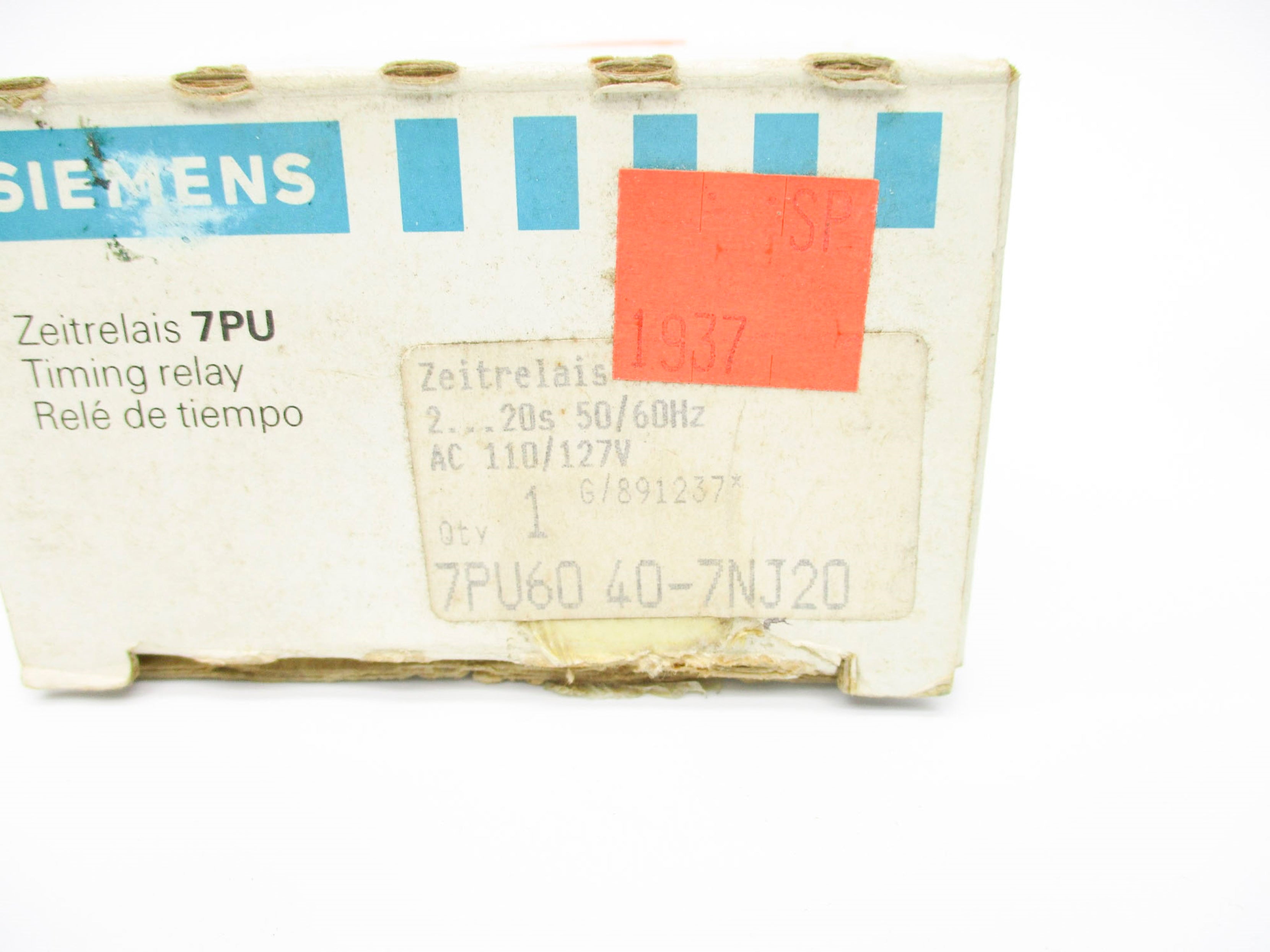 SIEMENS 7PU6040-7NJ20 110/127V NSMP